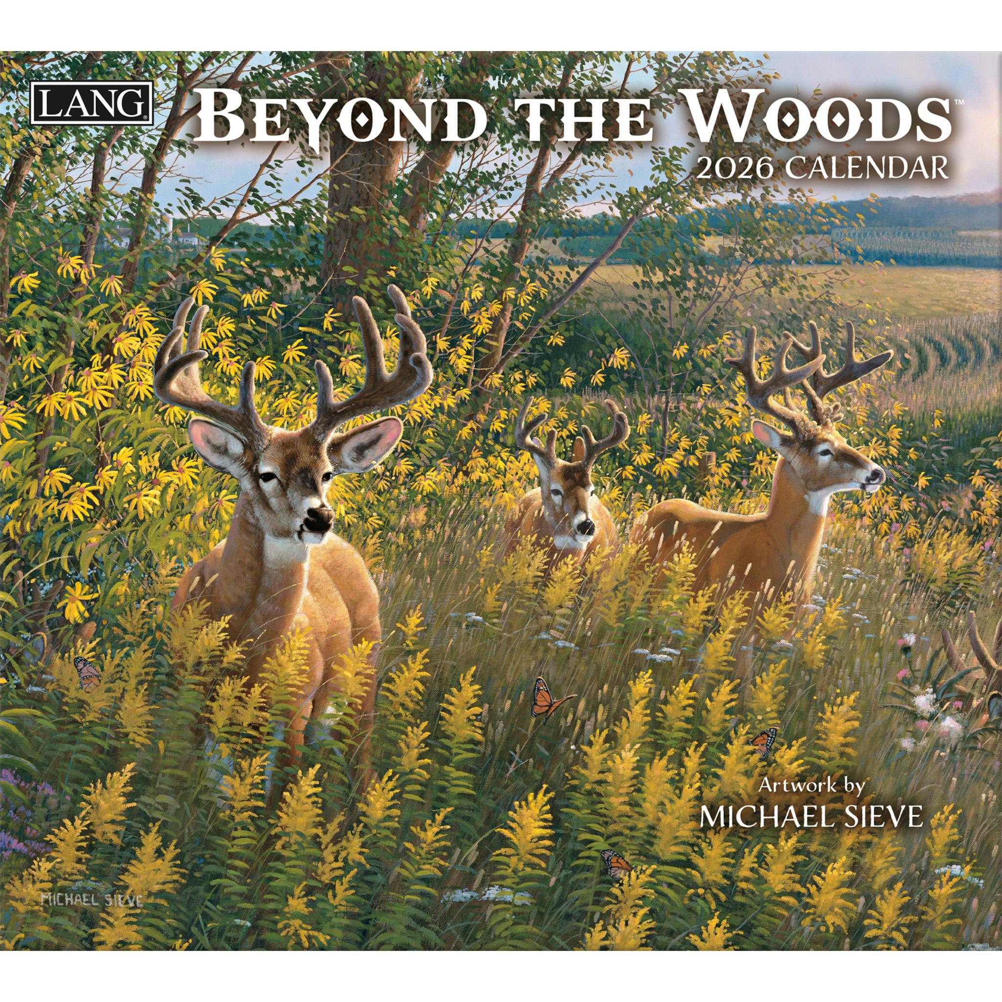Calendrier mural de luxe Beyond The Woods 2026 - Disponible uniquement en ligne