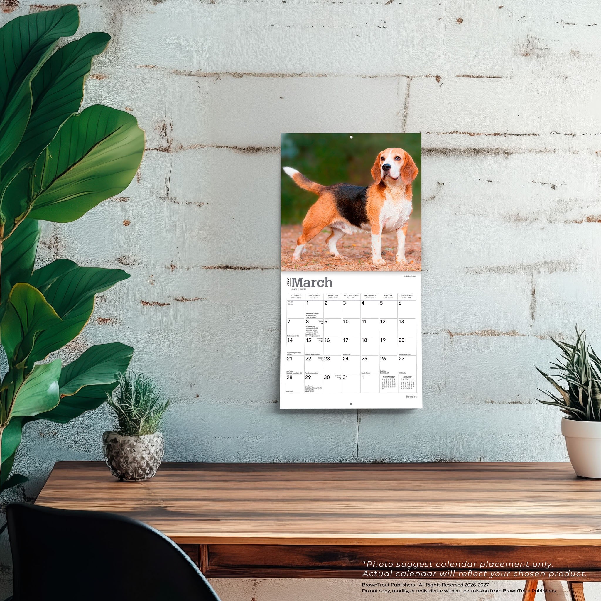 Beagles 2027 Mini Calendar