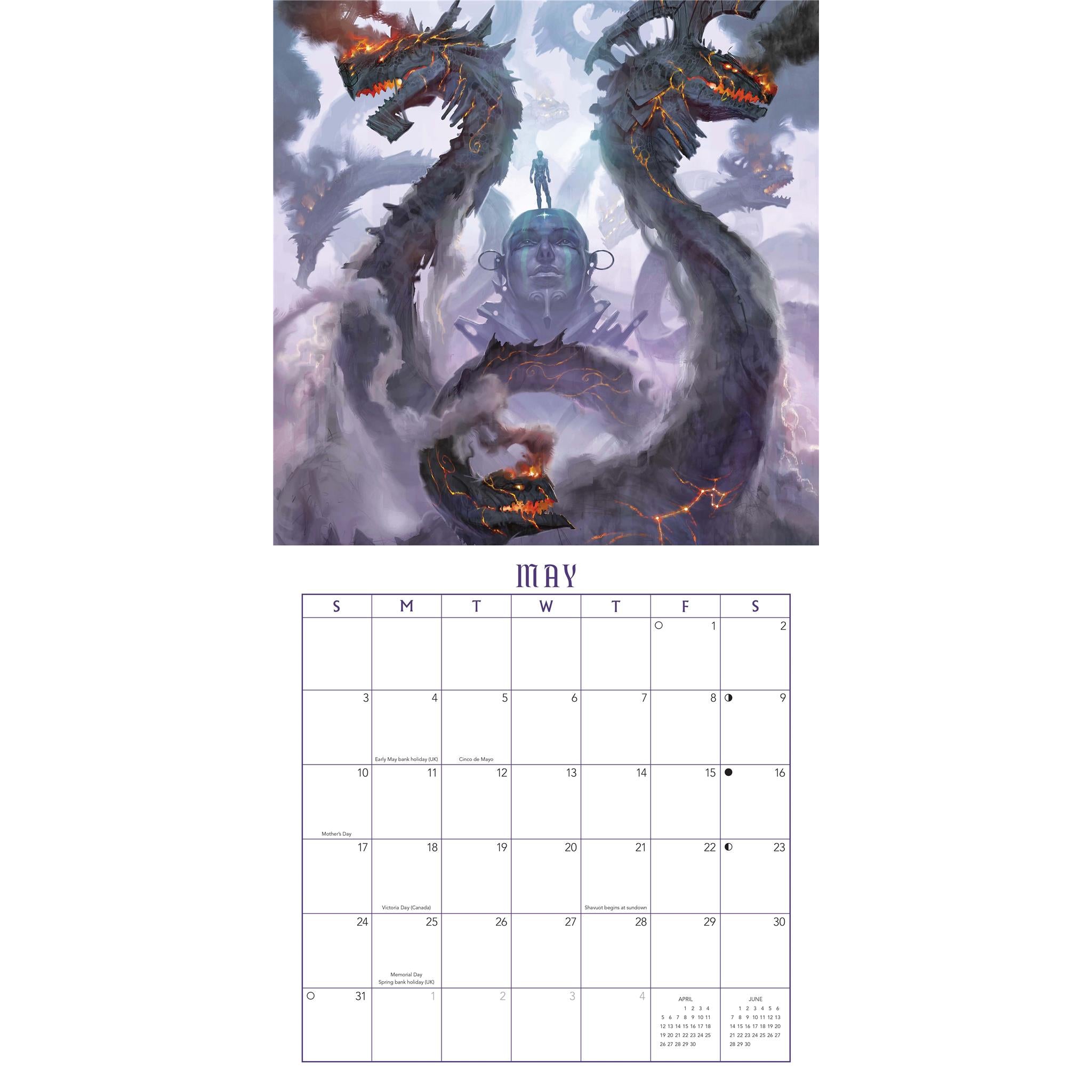 Dragon 2026 Wall Calendar