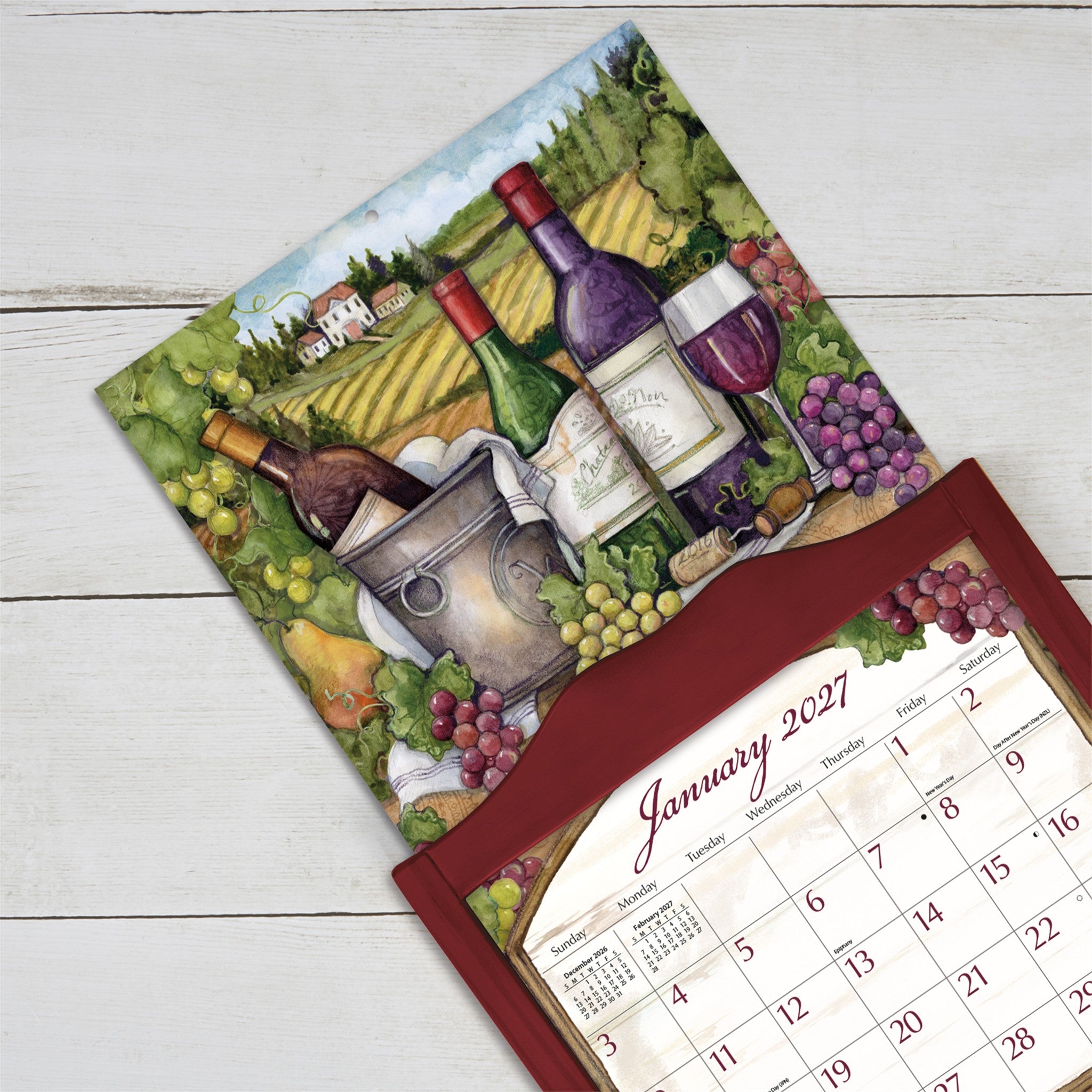 Wine Country Special Edition with Print 2027 Wall Calendar