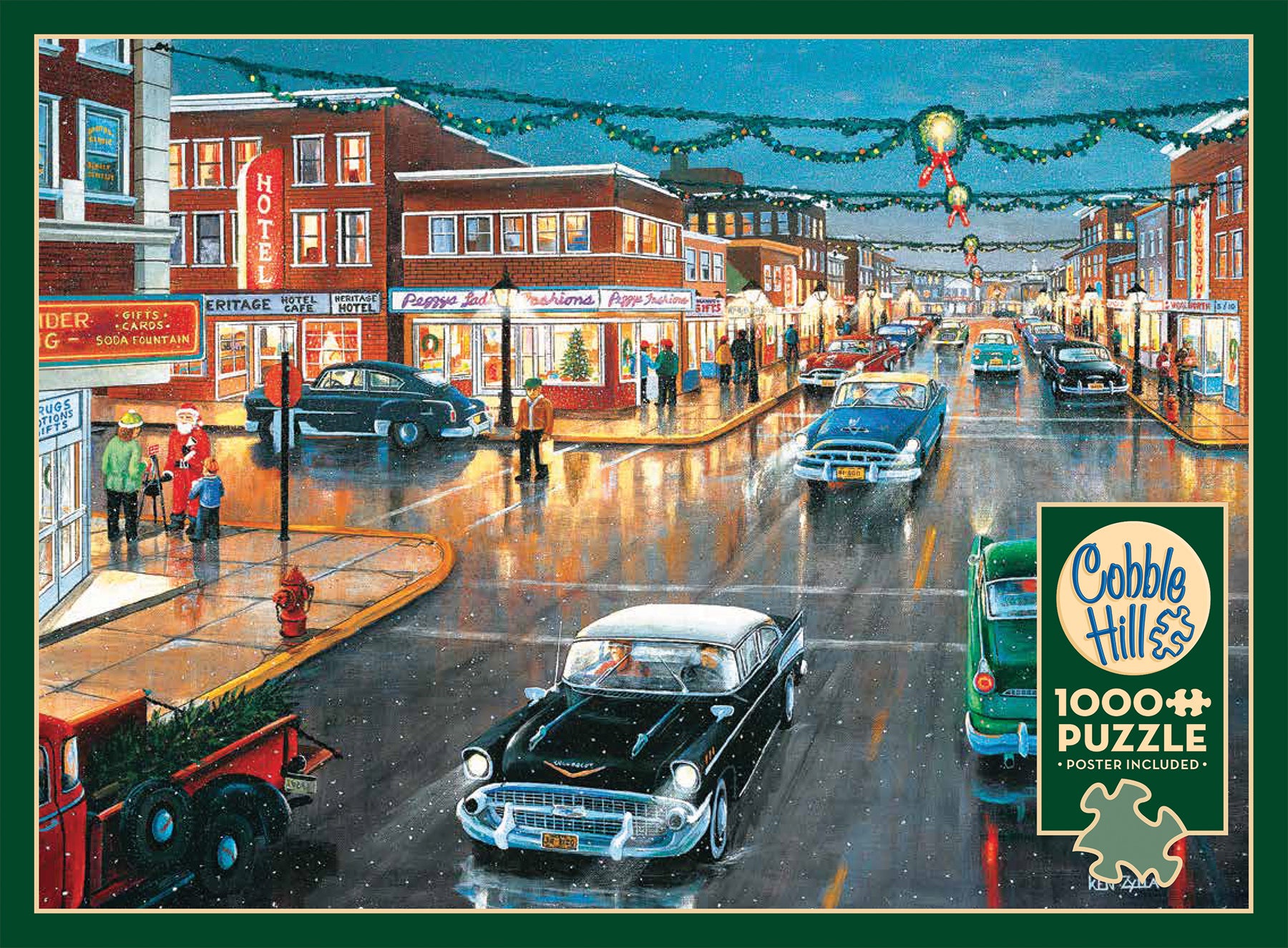 Main Street en saison - Puzzle exclusif de 1000 pièces