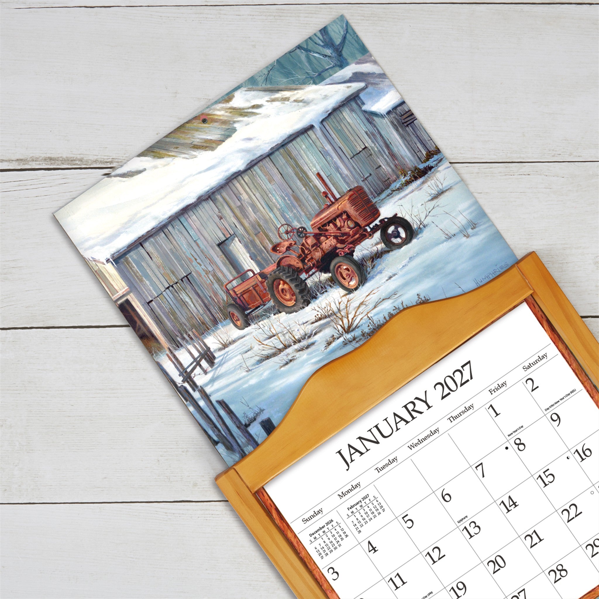 Simple Country Special Edition with Print 2027 Wall Calendar