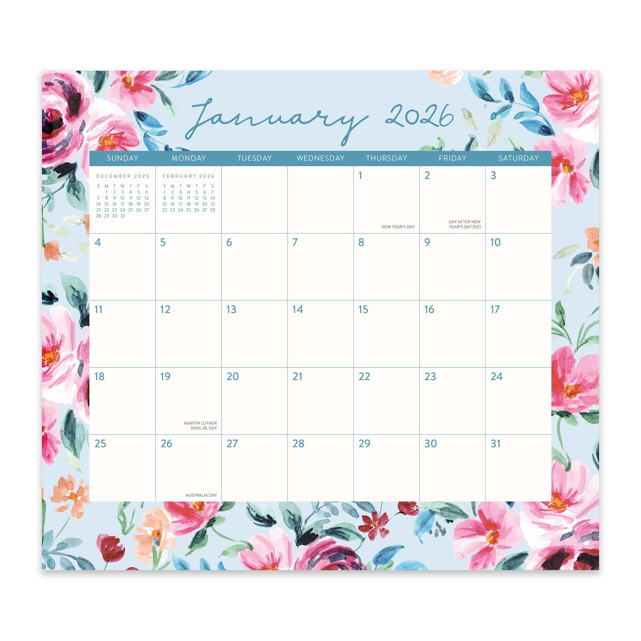 Calendrier mini magnétique exclusif Bella Flora 2025-2026