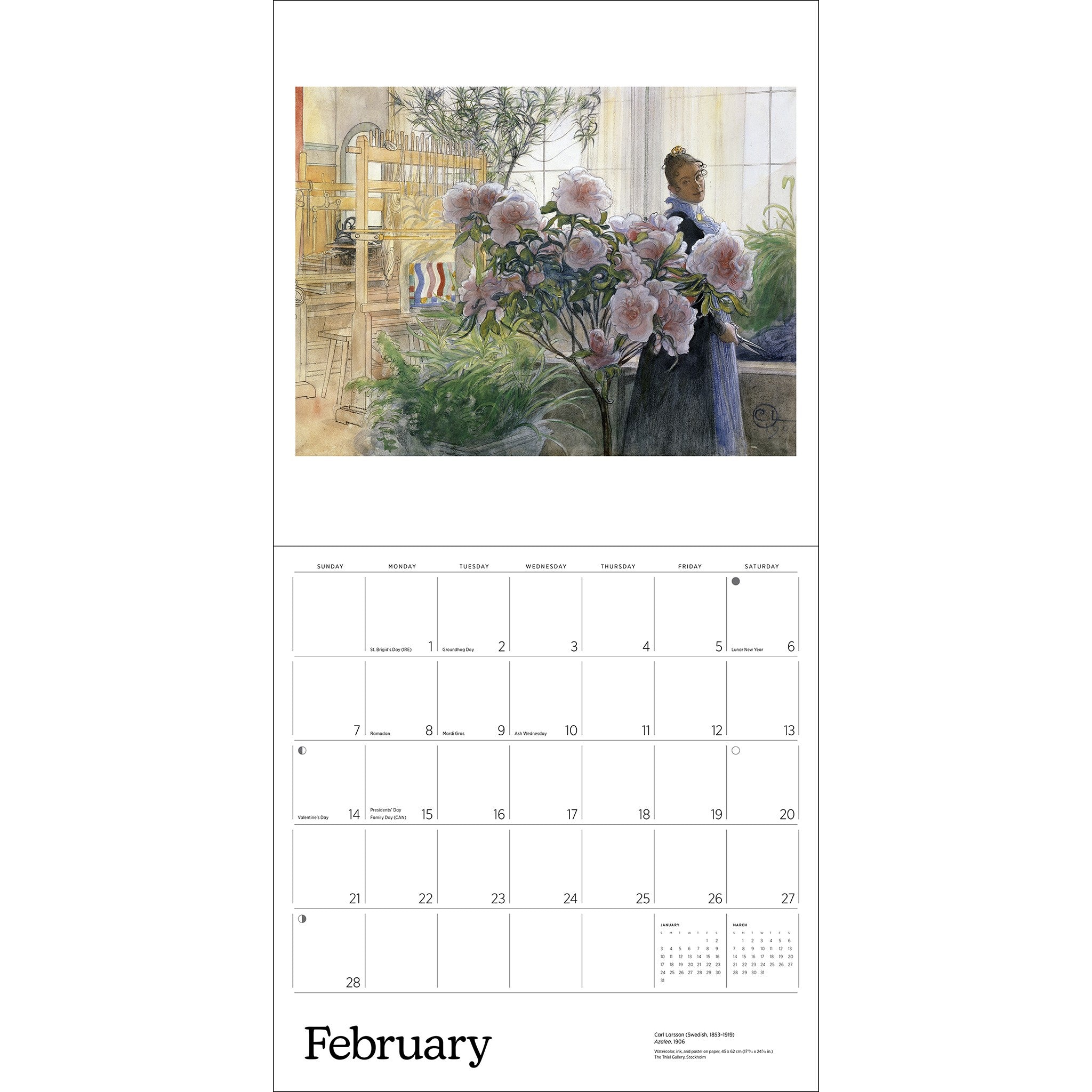Carl Larsson 2027 Wall Calendar - Online Only