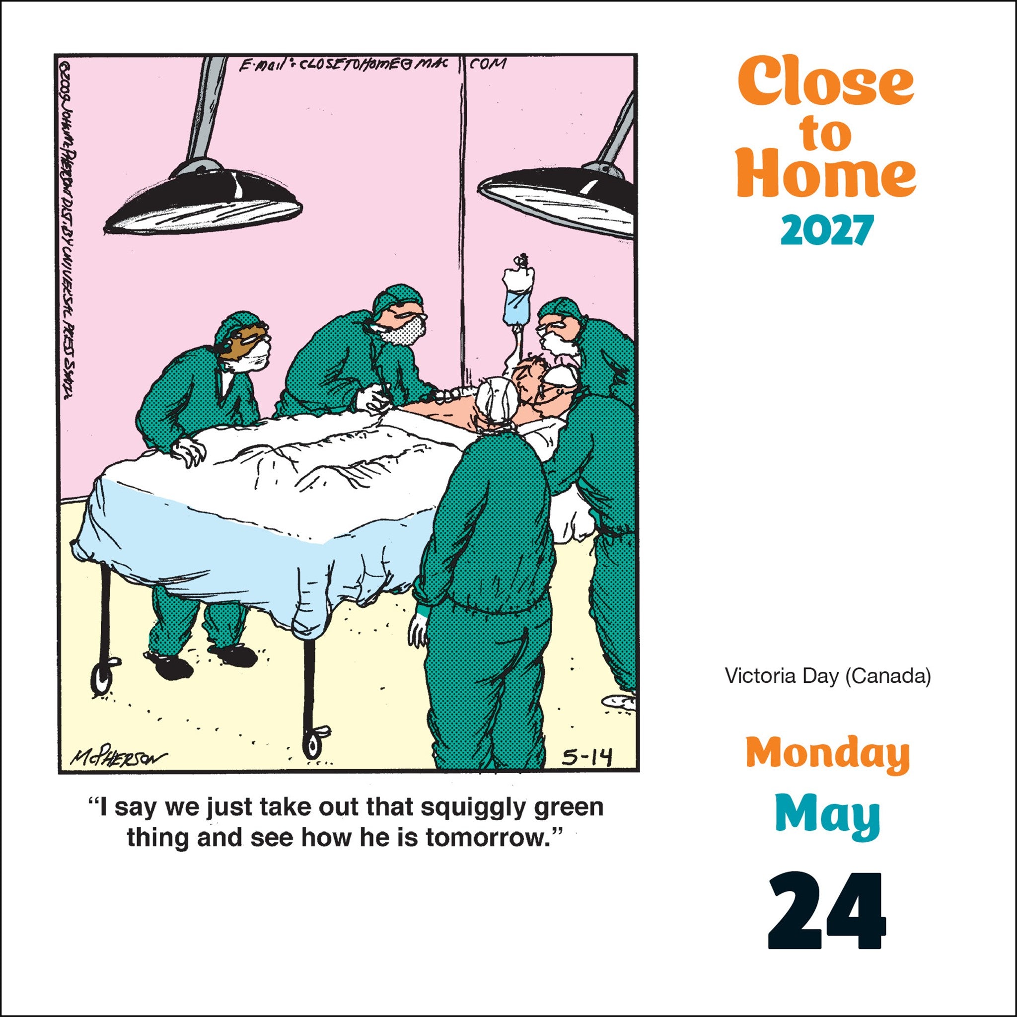 Close to Home 2027 Box Calendar - Online Only