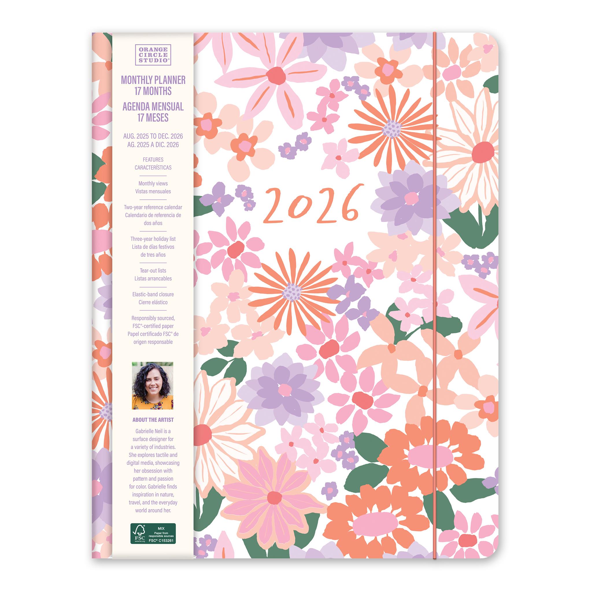 Jardin secret - Agenda bilingue 2025-2026