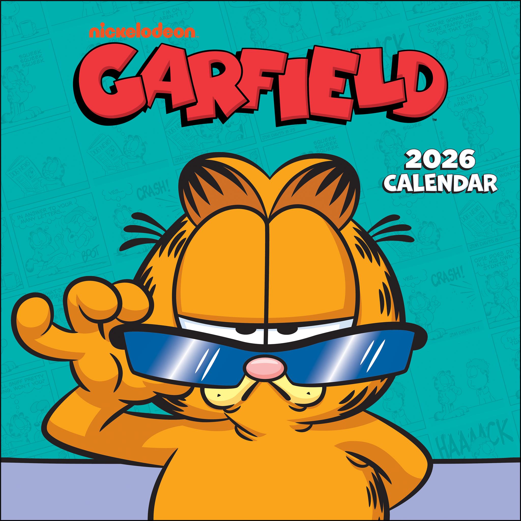 Calendrier mural Garfield 2026