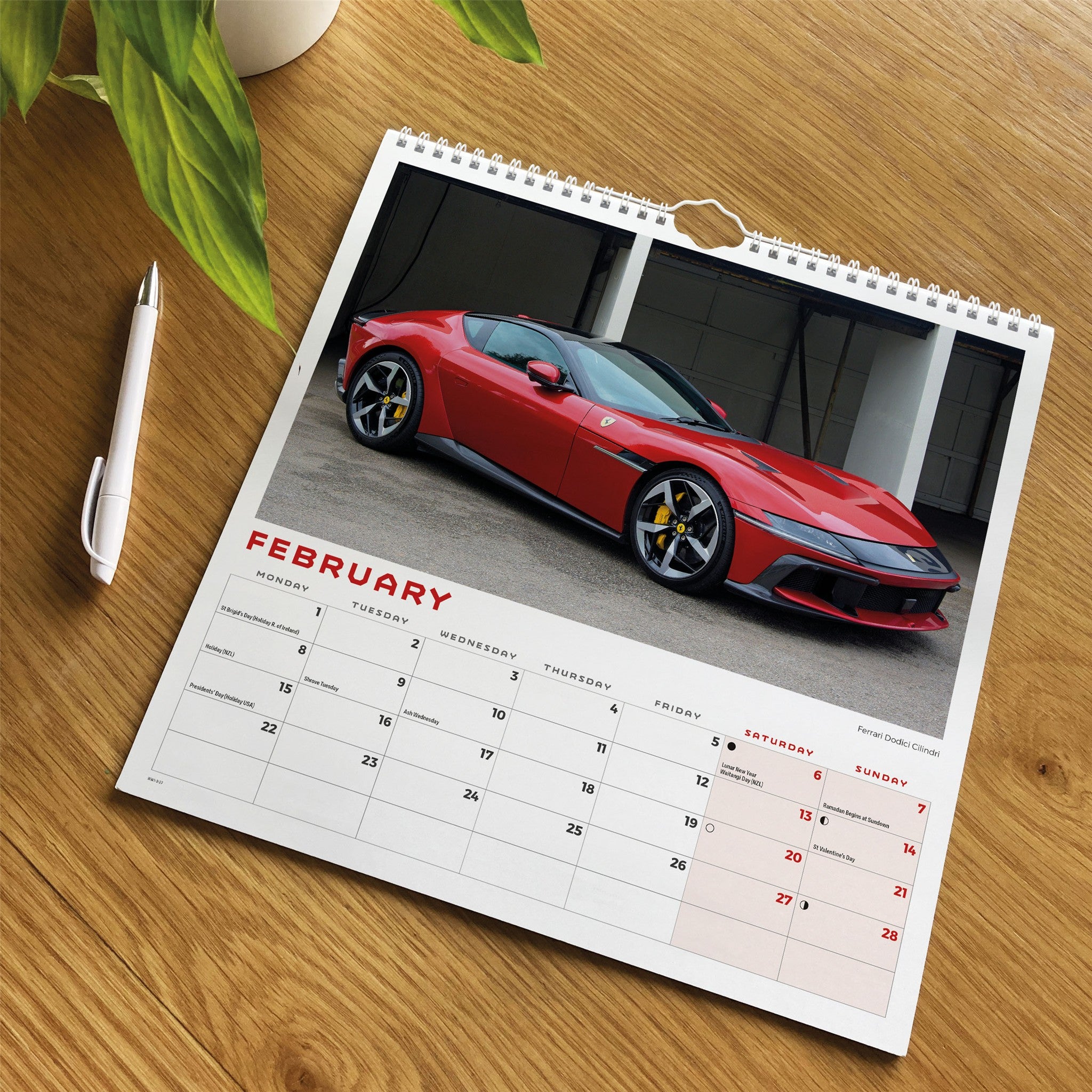 Dream Cars 2027 Wall Calendar