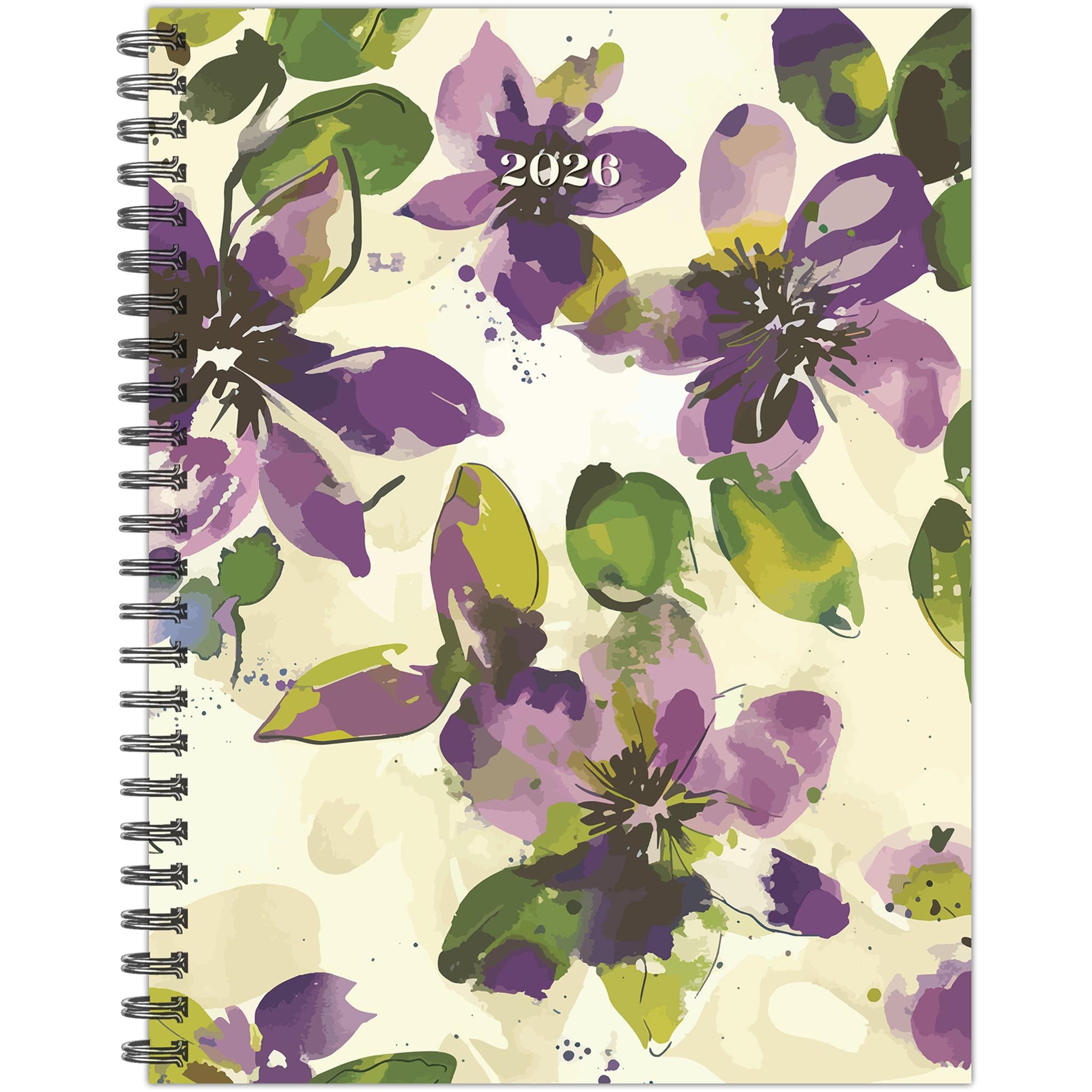 Watercolor Floral 2026 Weekly Planner Calendar