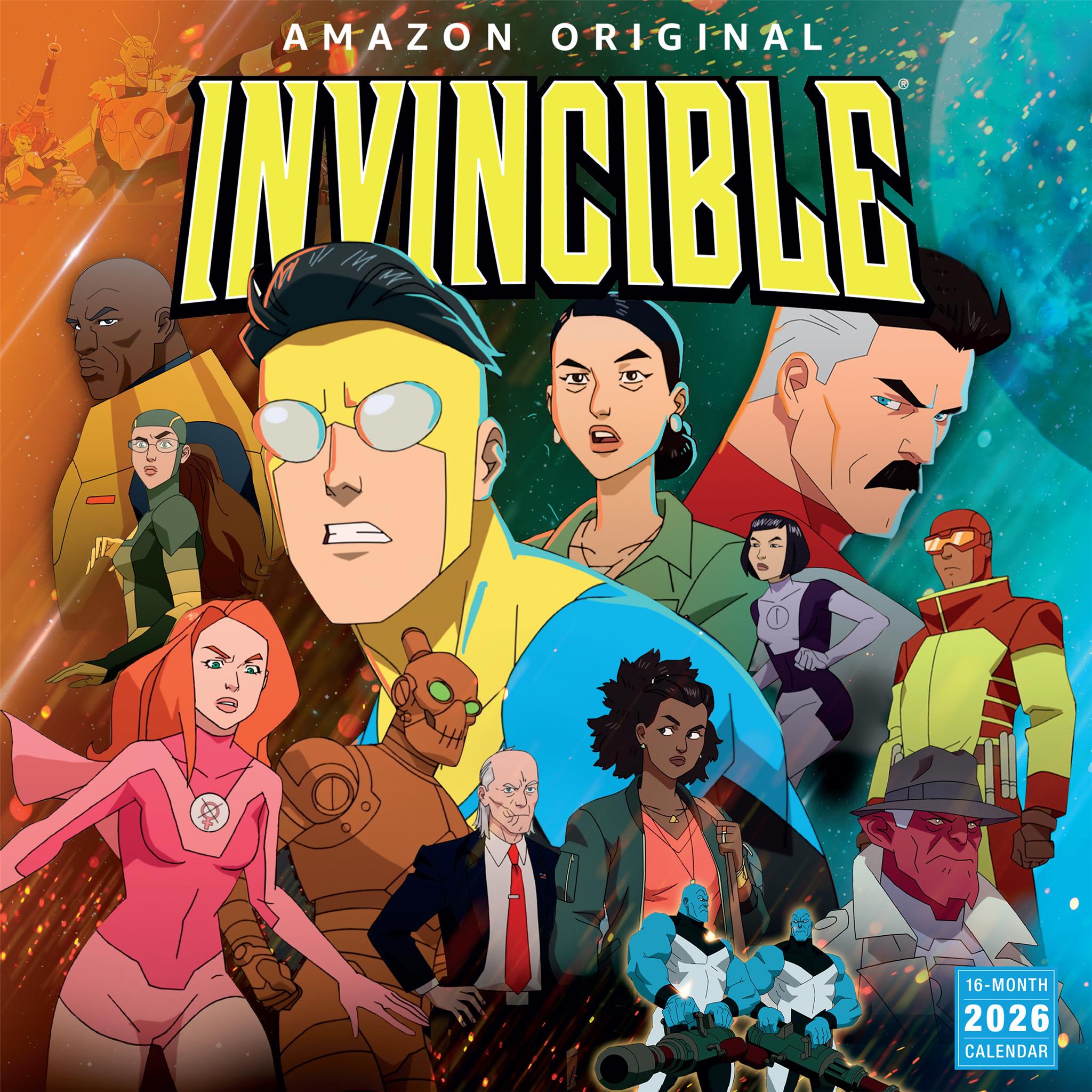 Calendrier mural Invincible 2026 - Disponible uniquement en ligne