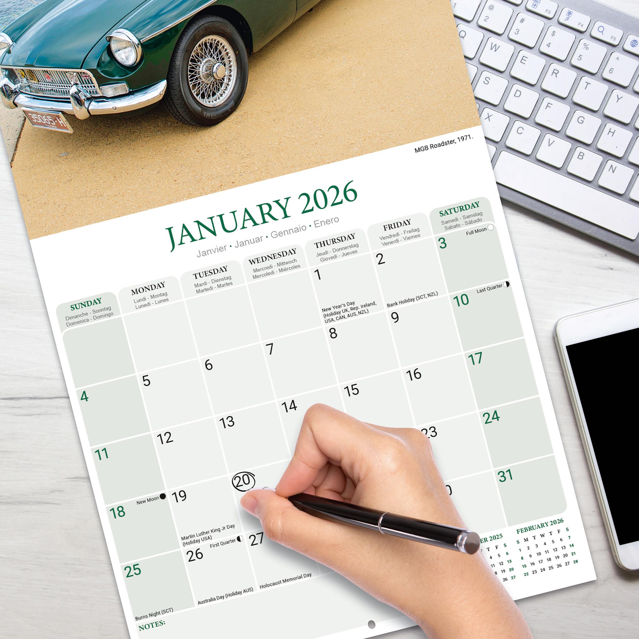 MG 2026 Wall Calendar - Online Only