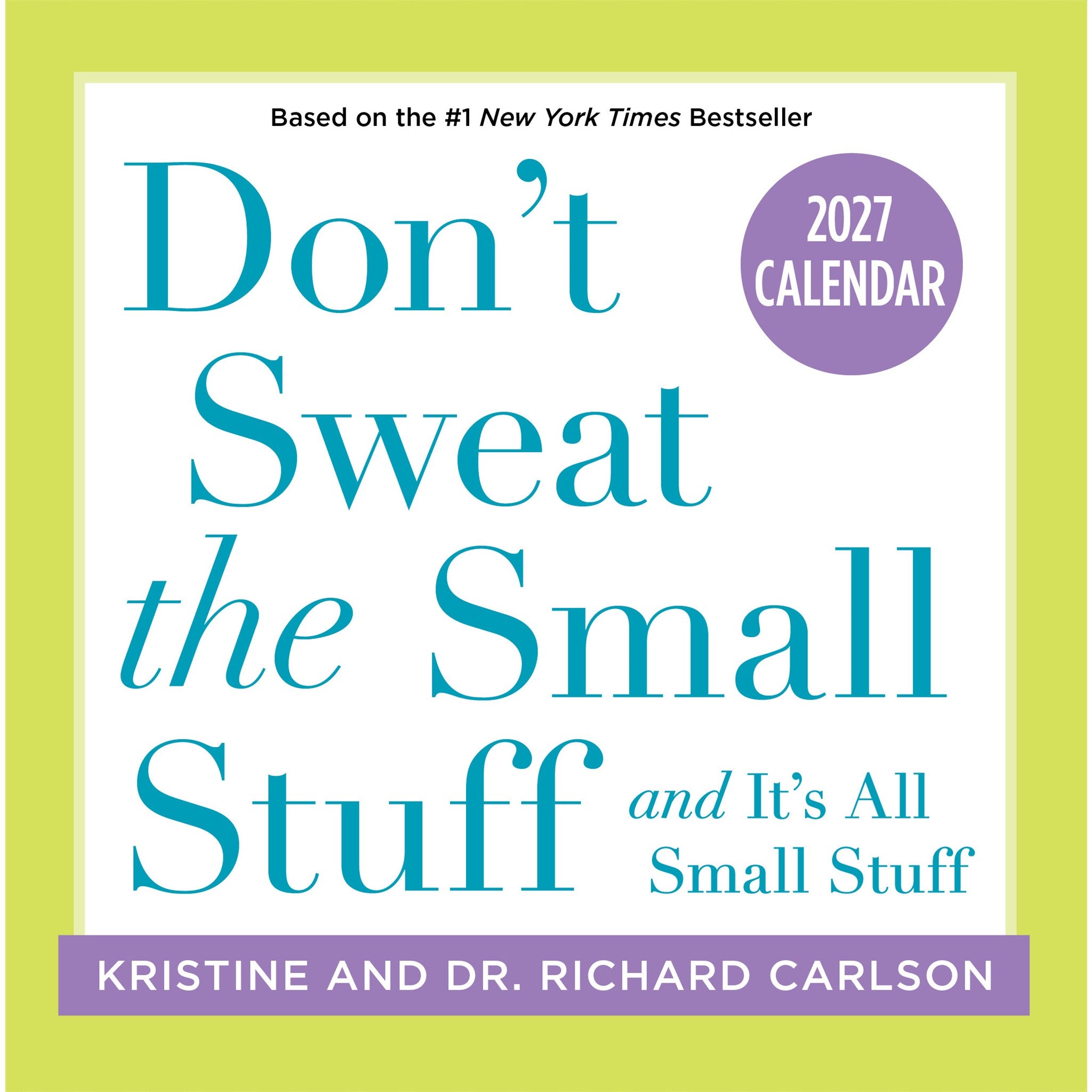 Don't Sweat the Small Stuff 2027 Box Calendar