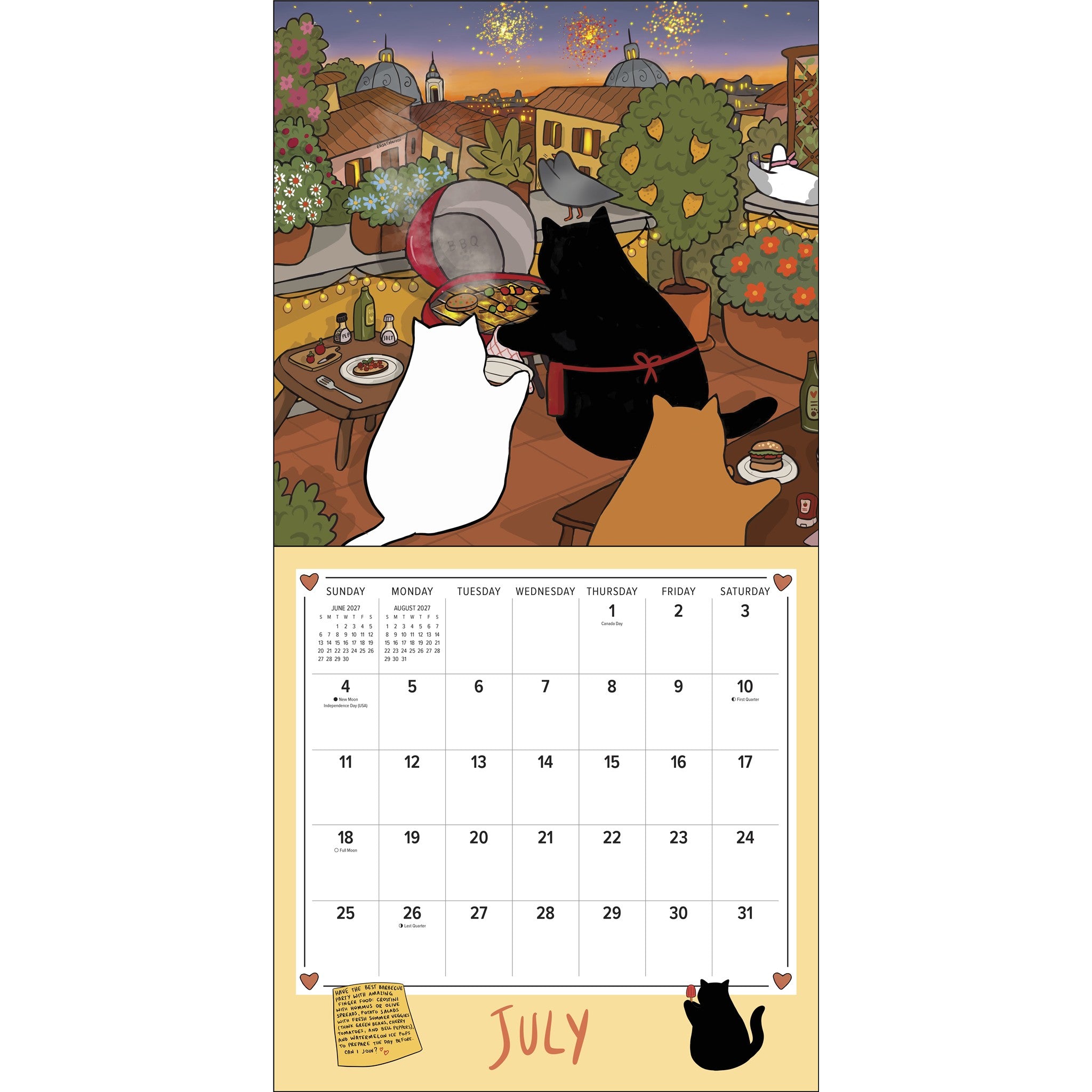 Stanis the Cat 2027 Wall Calendar