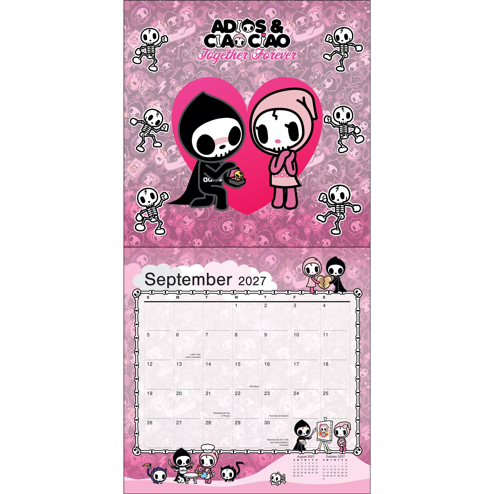 tokidoki 2027 Wall Calendar