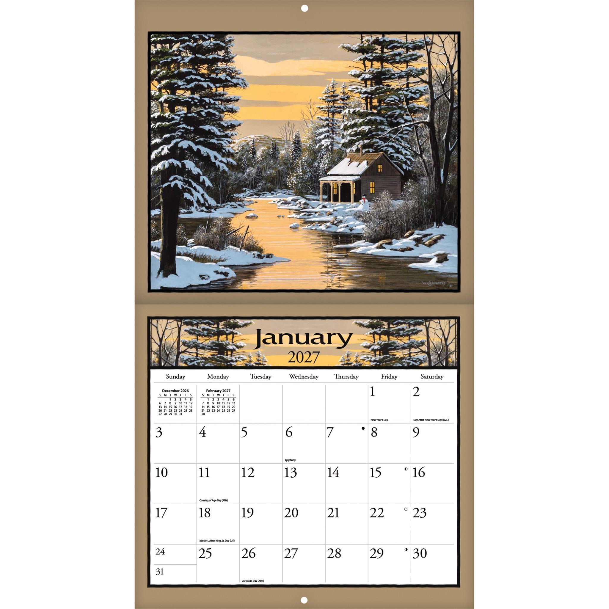 Lure of the Outdoors Special Edition with Print 2027 Wall Calendar