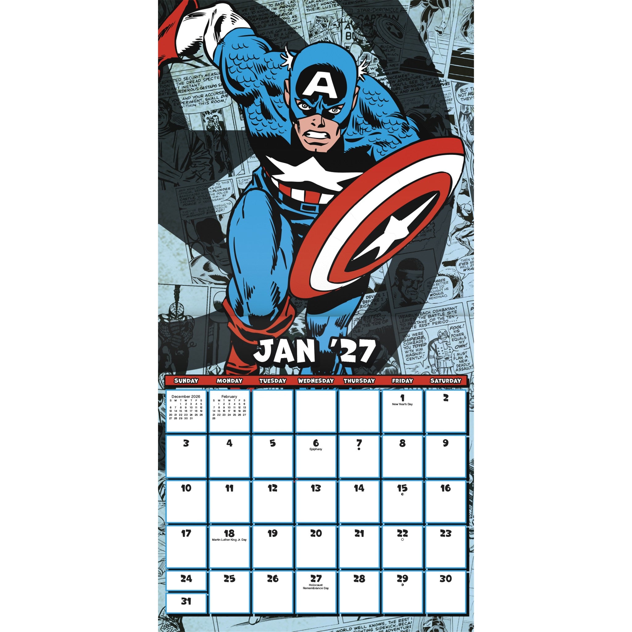 Mini Calendrier Marvel Comics 2027
