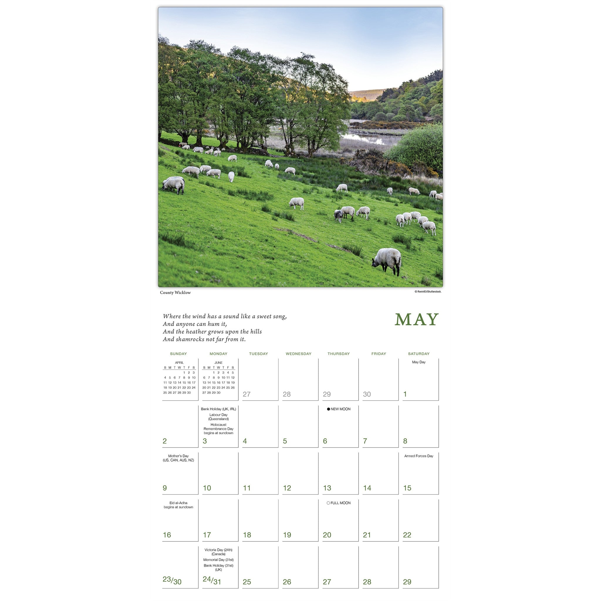 The Spirit of Ireland 2027 Wall Calendar