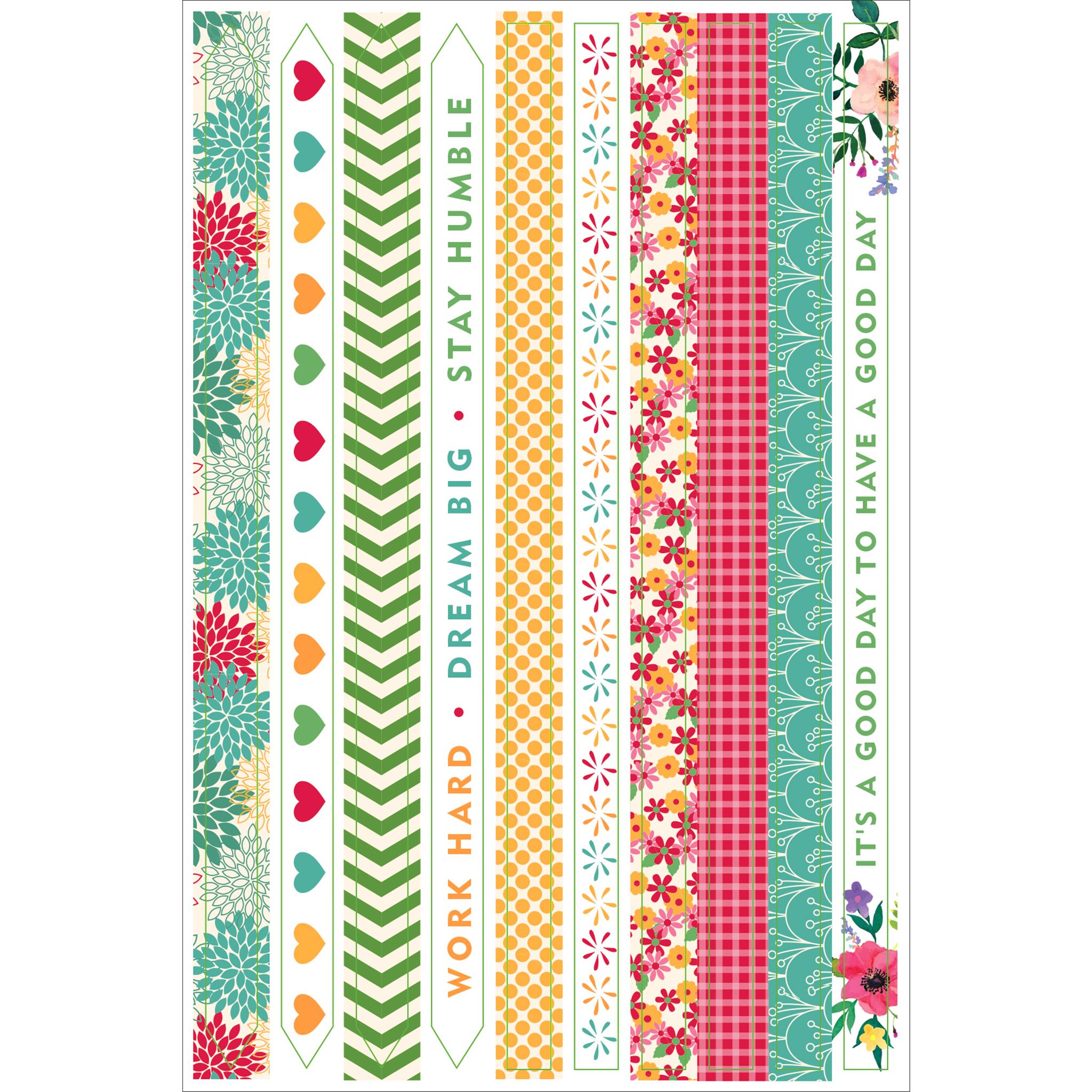 Bordures, cadres, autocollants pour agenda