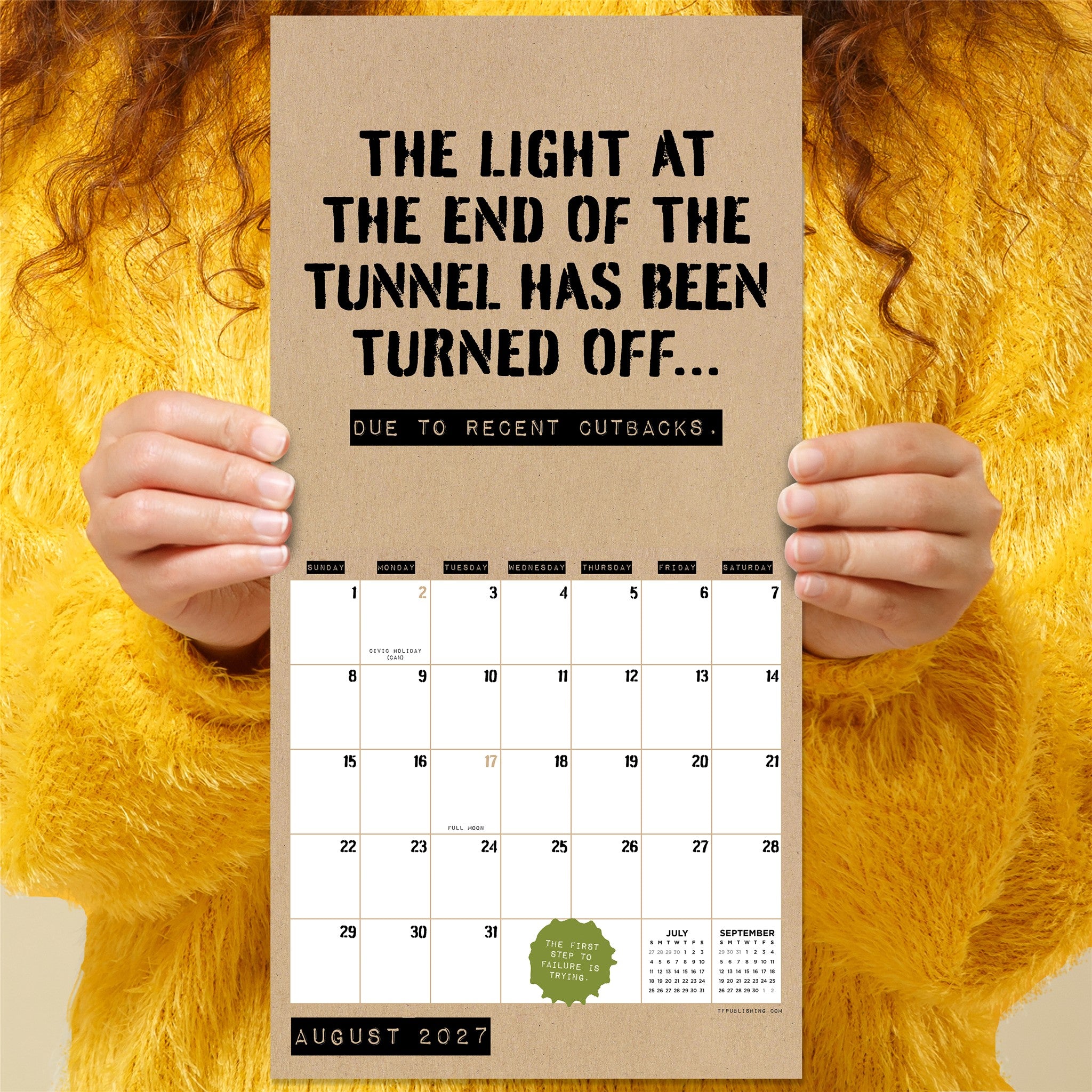 Anti Affirmations and Sarcasm 2027 Mini Calendar - Online Only