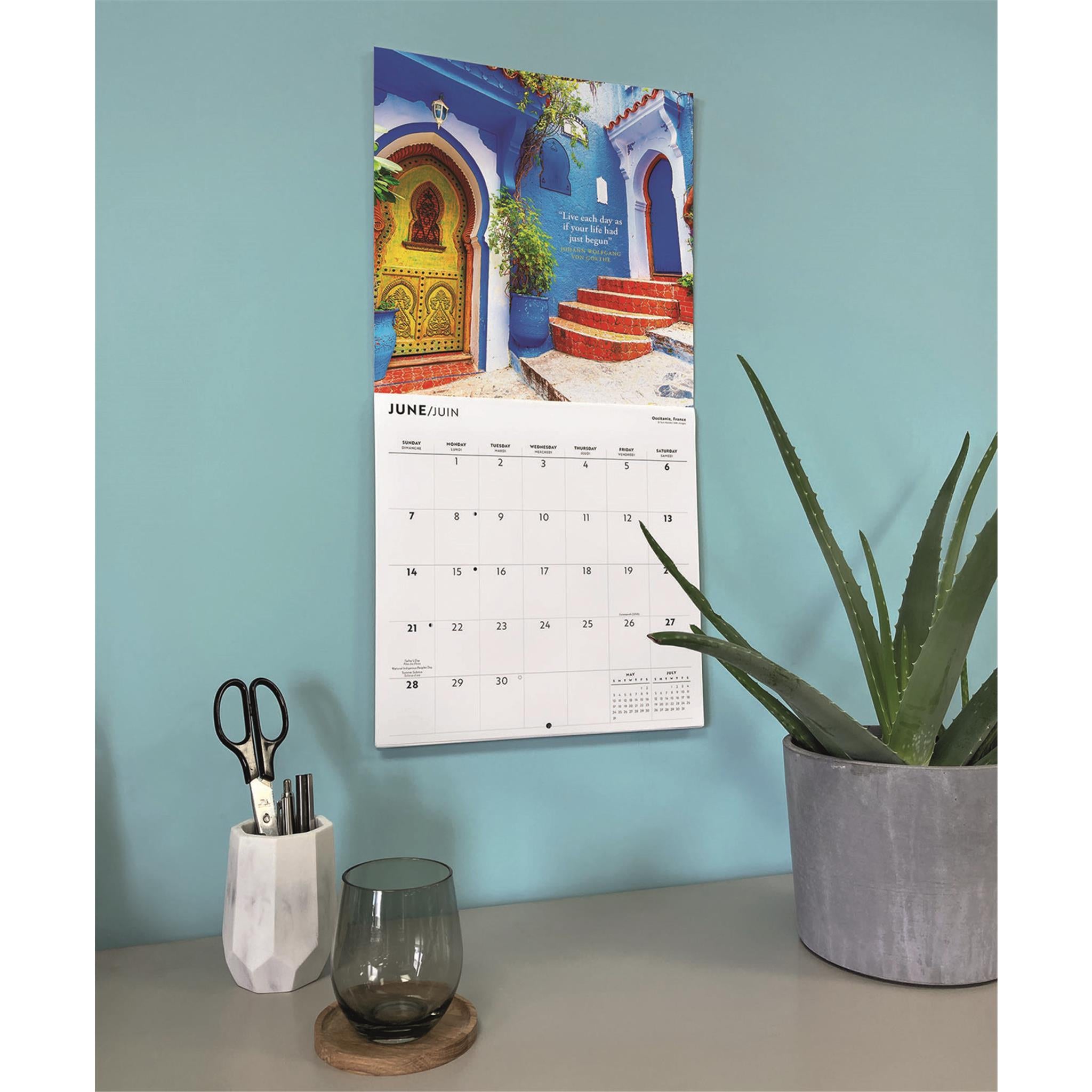 Calendrier mural Portes et Fenêtres 2026