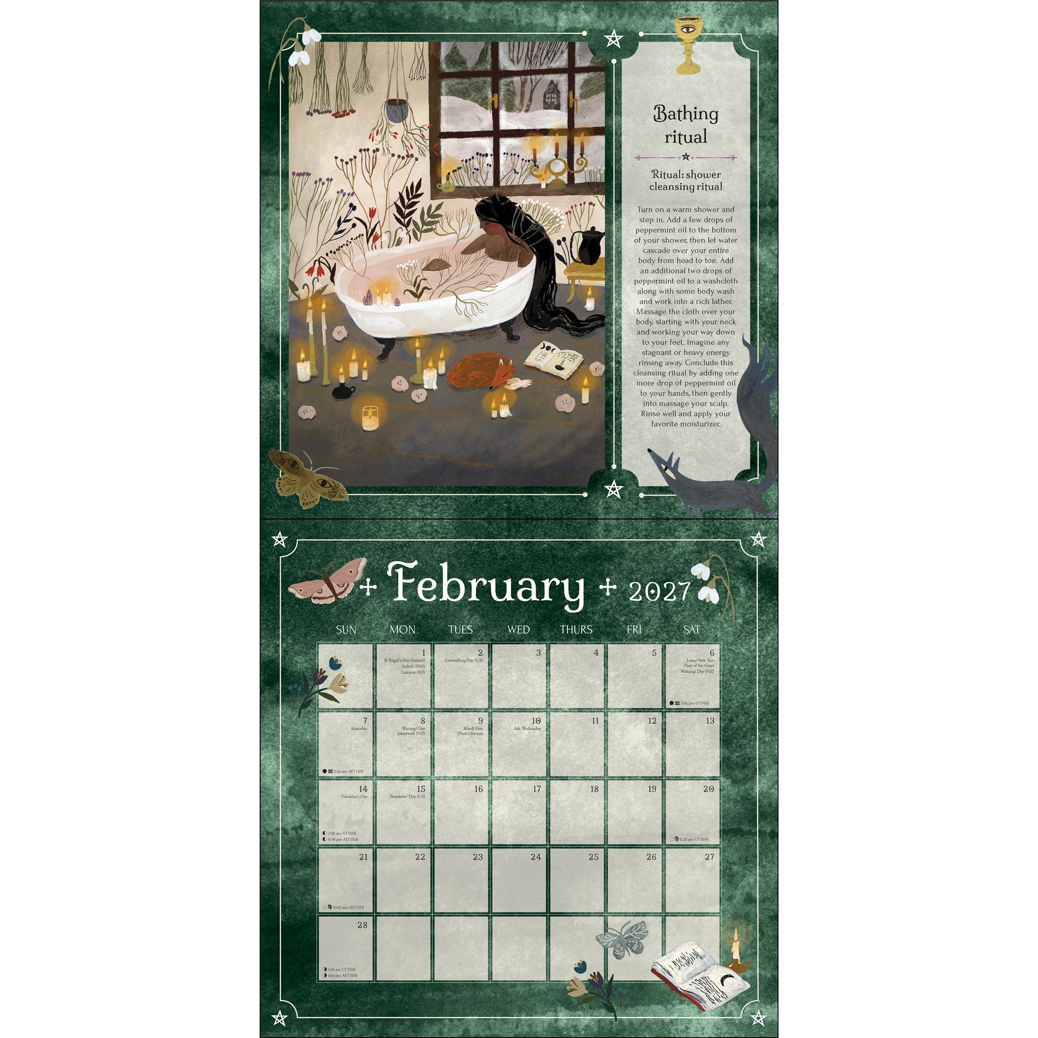 Calendrier mural Seasons of the Witch 2027 - En ligne seulement