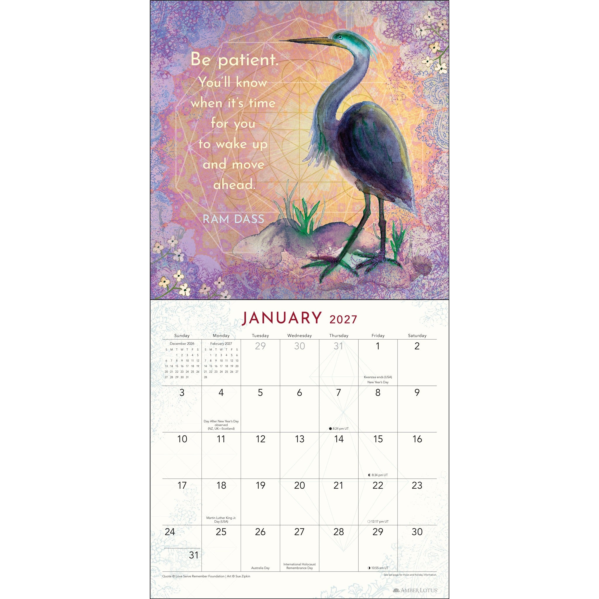 Be Here Now 2027 Wall Calendar - Online Only