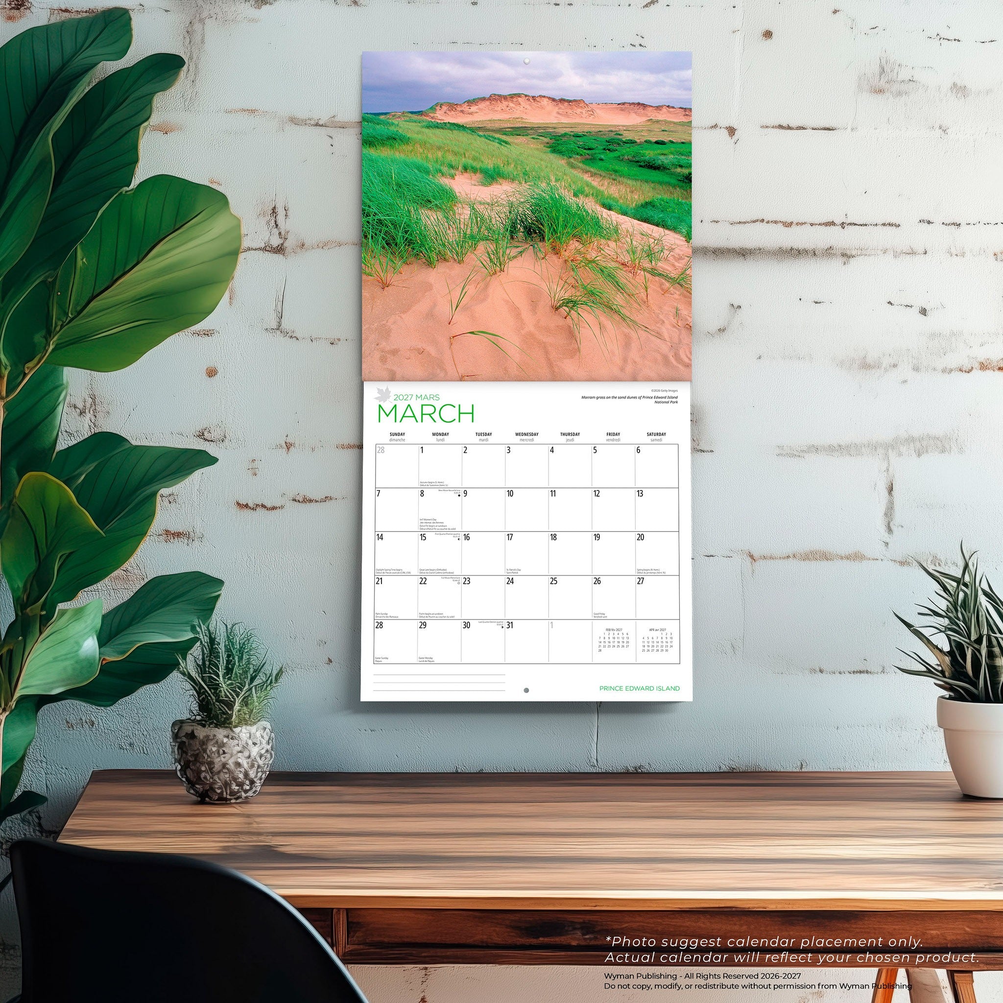 Prince Edward Island 2027 Wall Calendar - Online Only