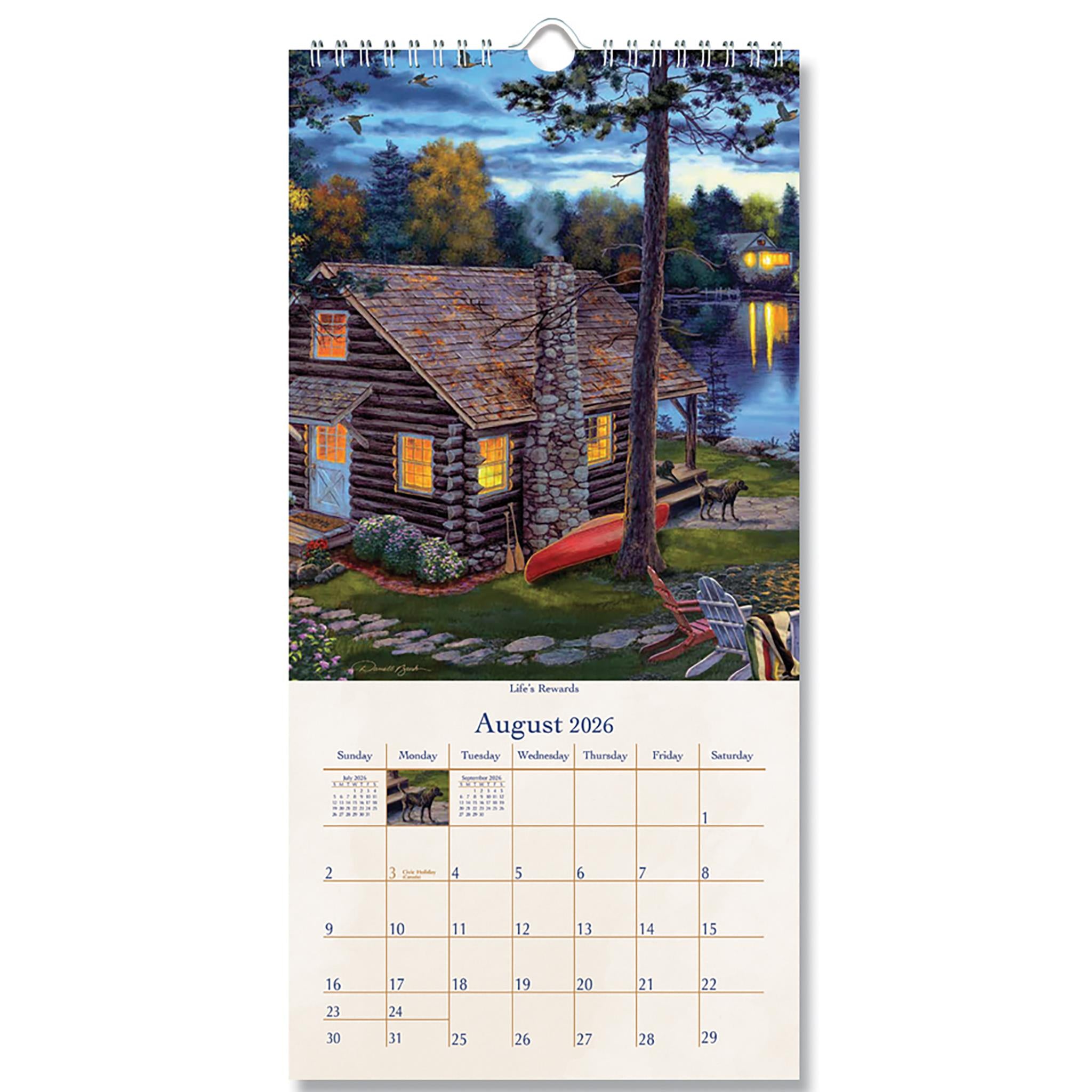 Great Outdoors 2026 Slim Calendar - Online Only