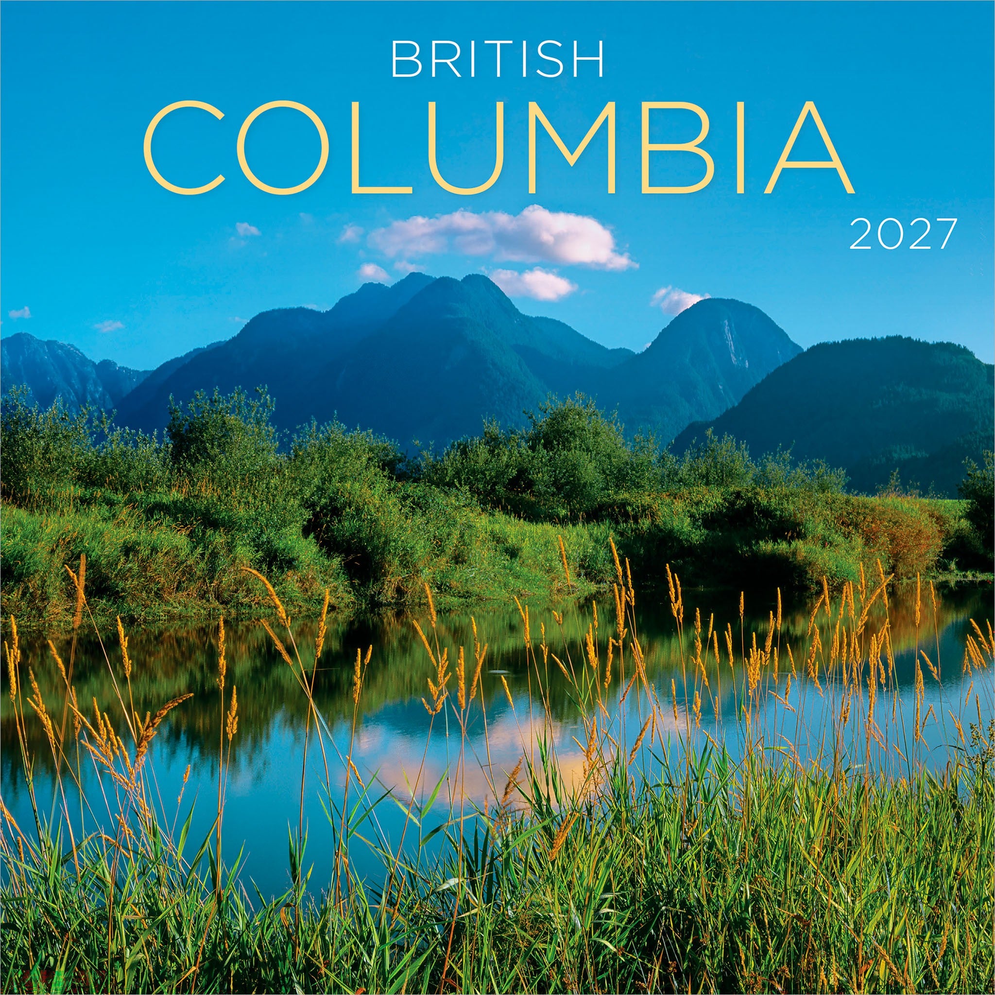 British Columbia 2027 Mini Calendar