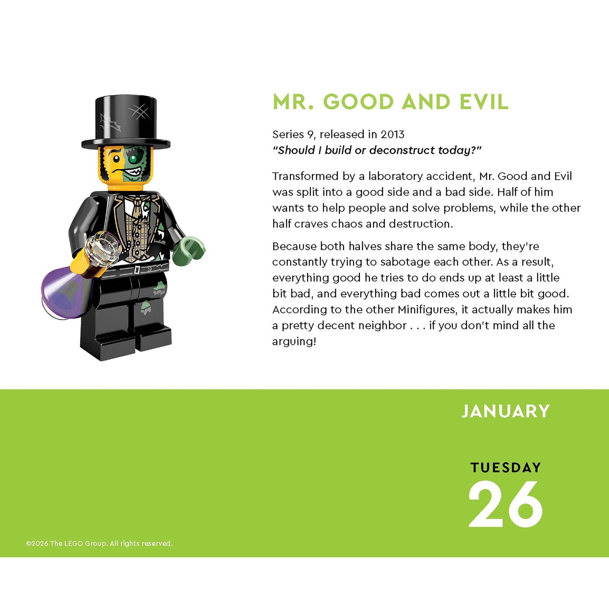 LEGO Minifigure a Day 2027 Box Calendar
