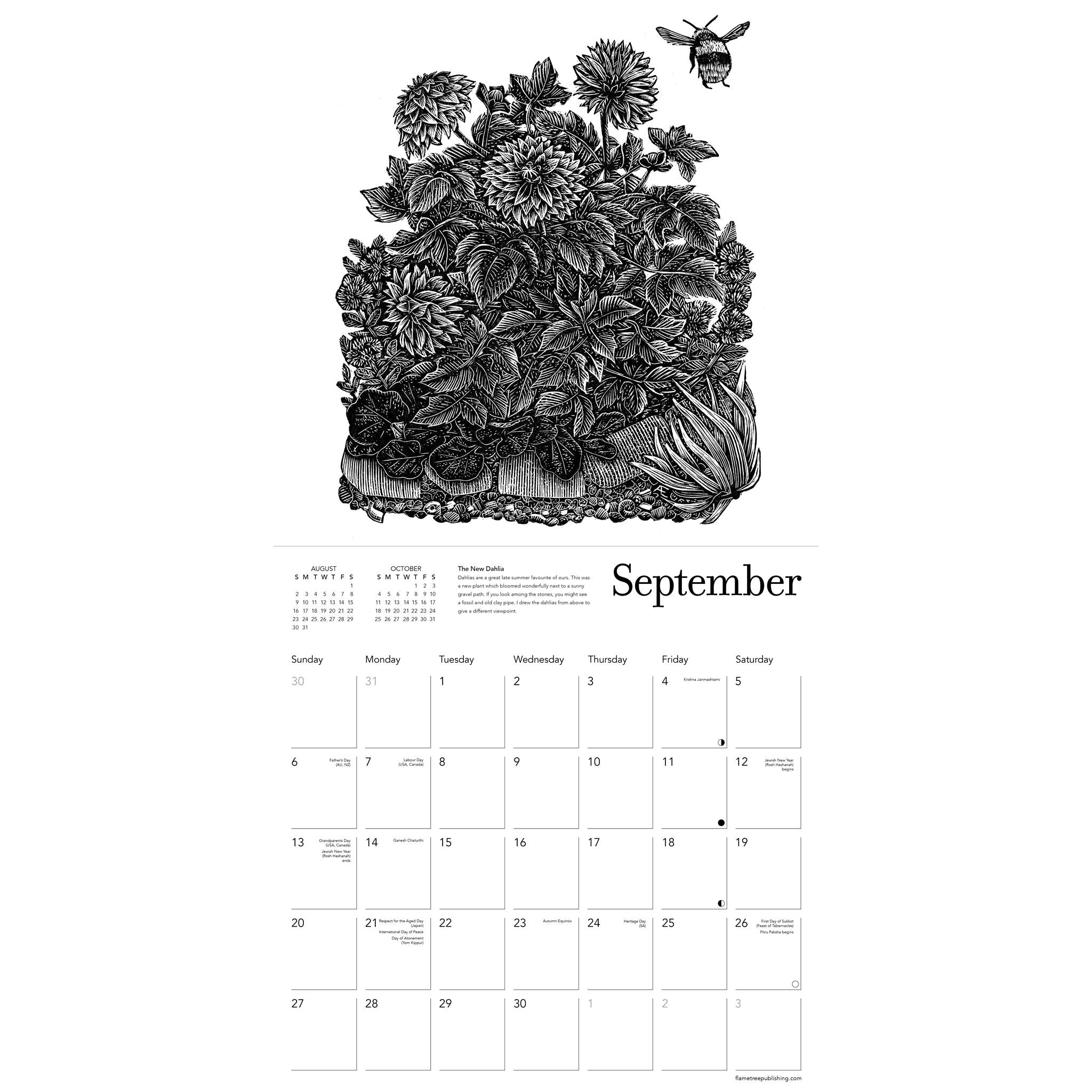 Calendrier mural Andy English 2026 - Disponible uniquement en ligne