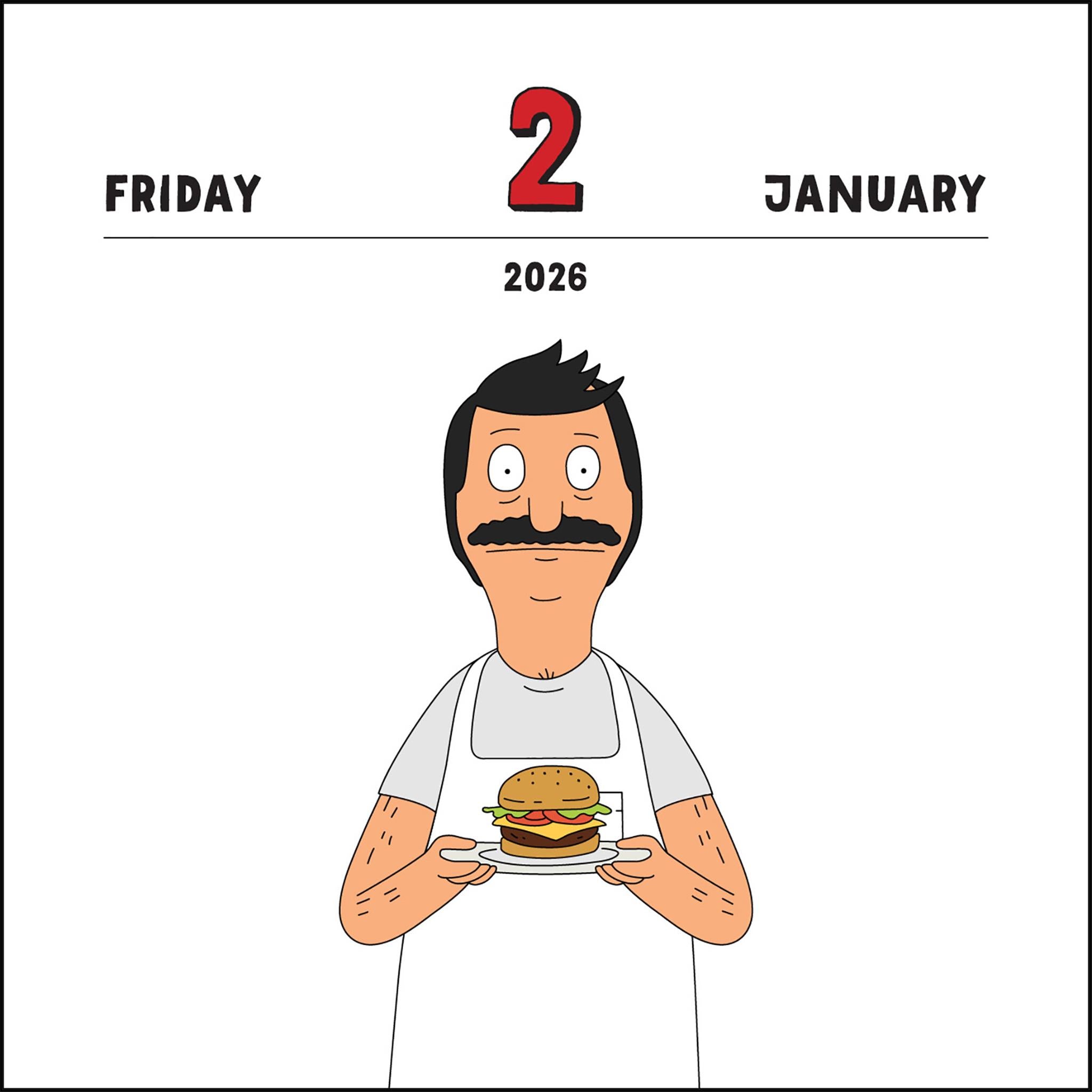Bob's Burgers 2026 Box Calendar