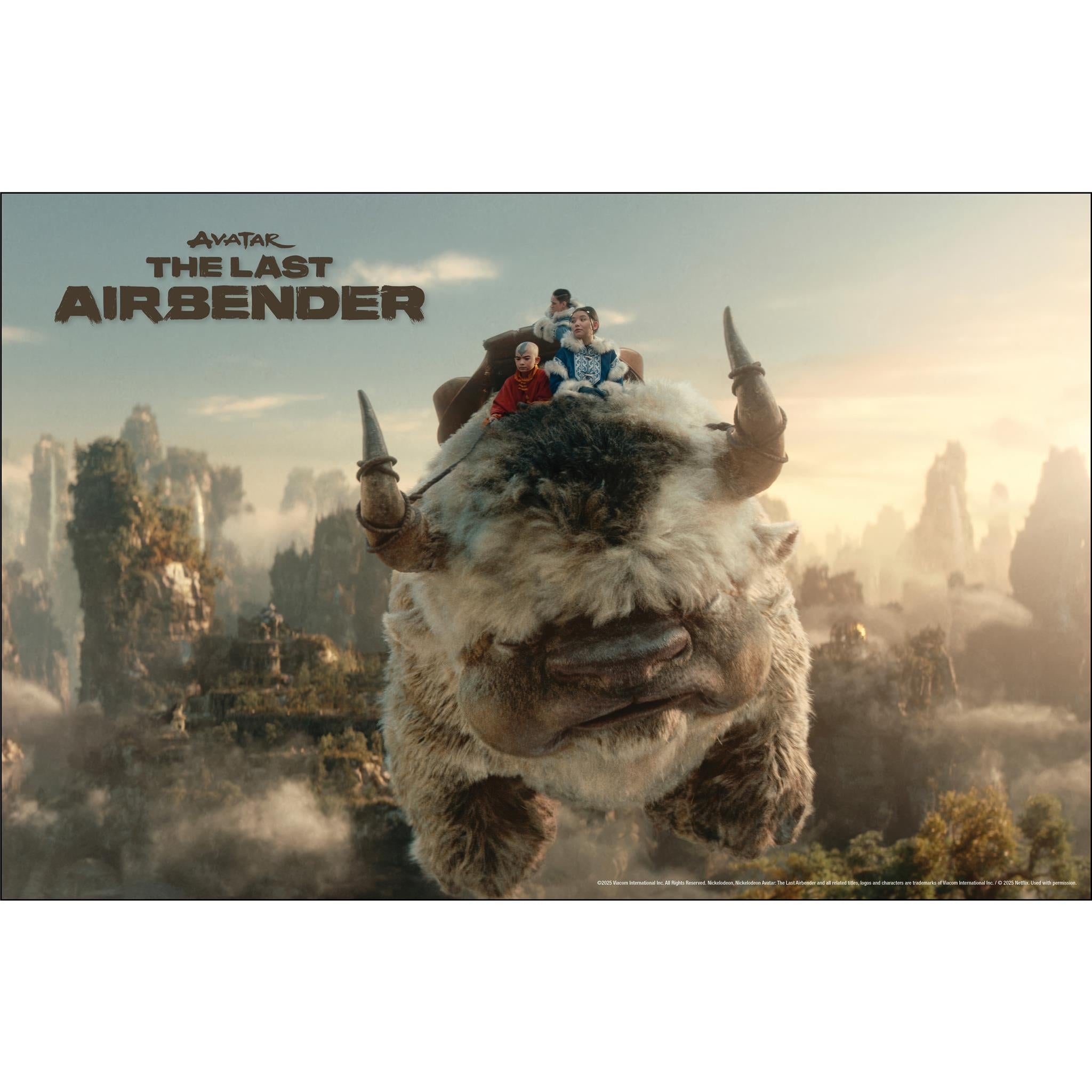 Avatar : Le Dernier Maître de l'Air (série Netflix) avec calendrier mural de luxe 2026 avec affiche - Disponible uniquement en ligne