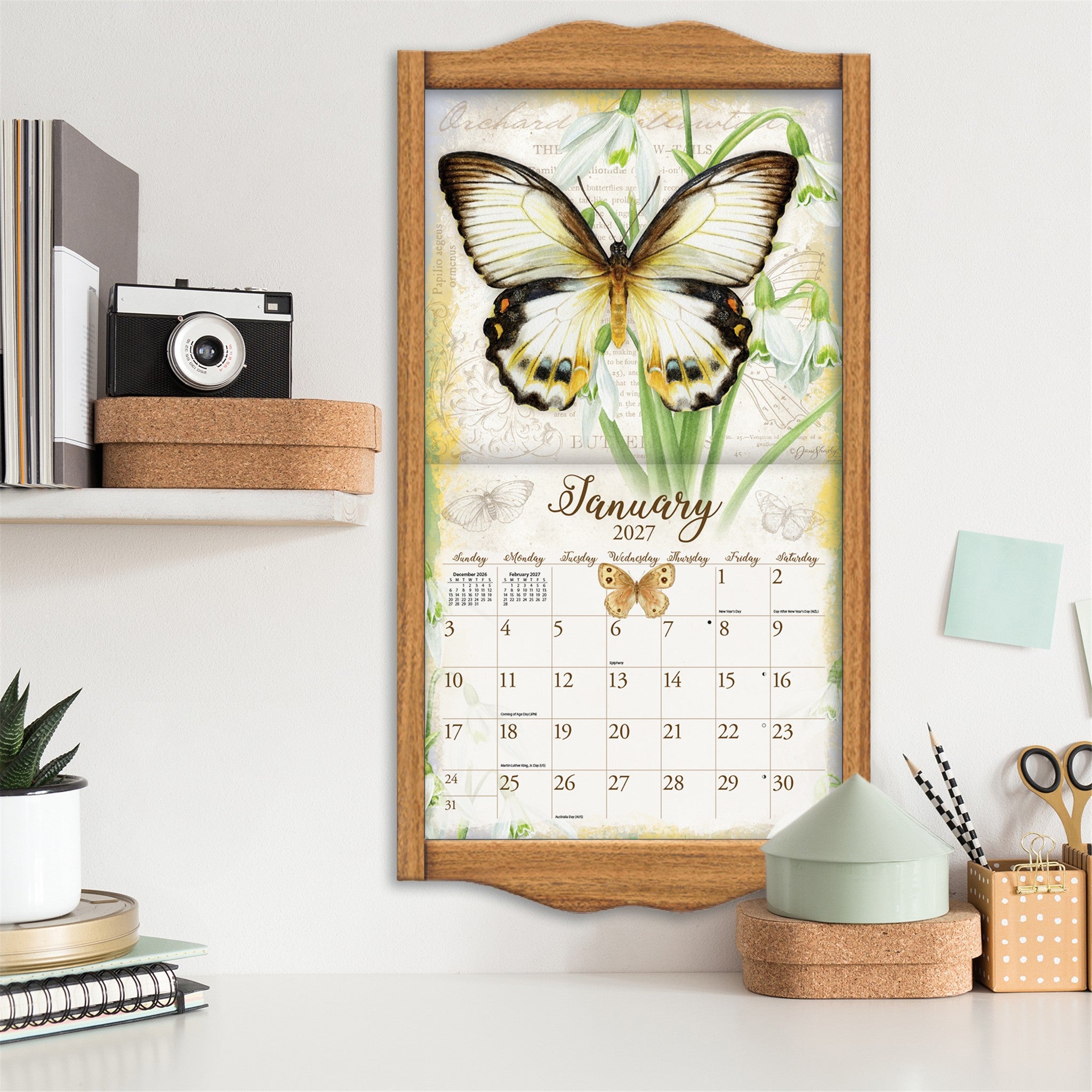 Butterflies 2027 Wall Calendar - Online Only