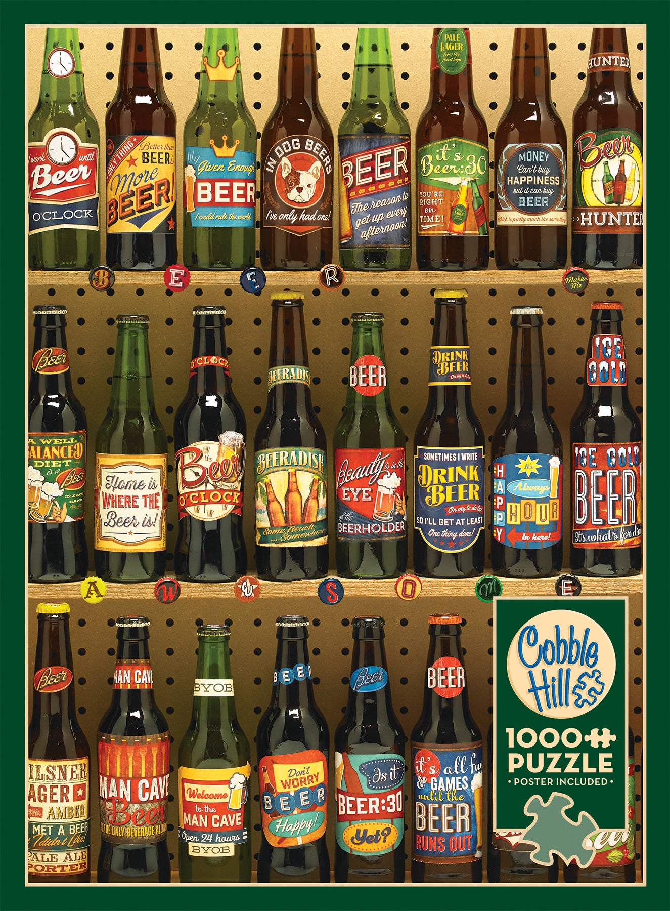 Beer Collection 1000 Piece Puzzle - Online Only
