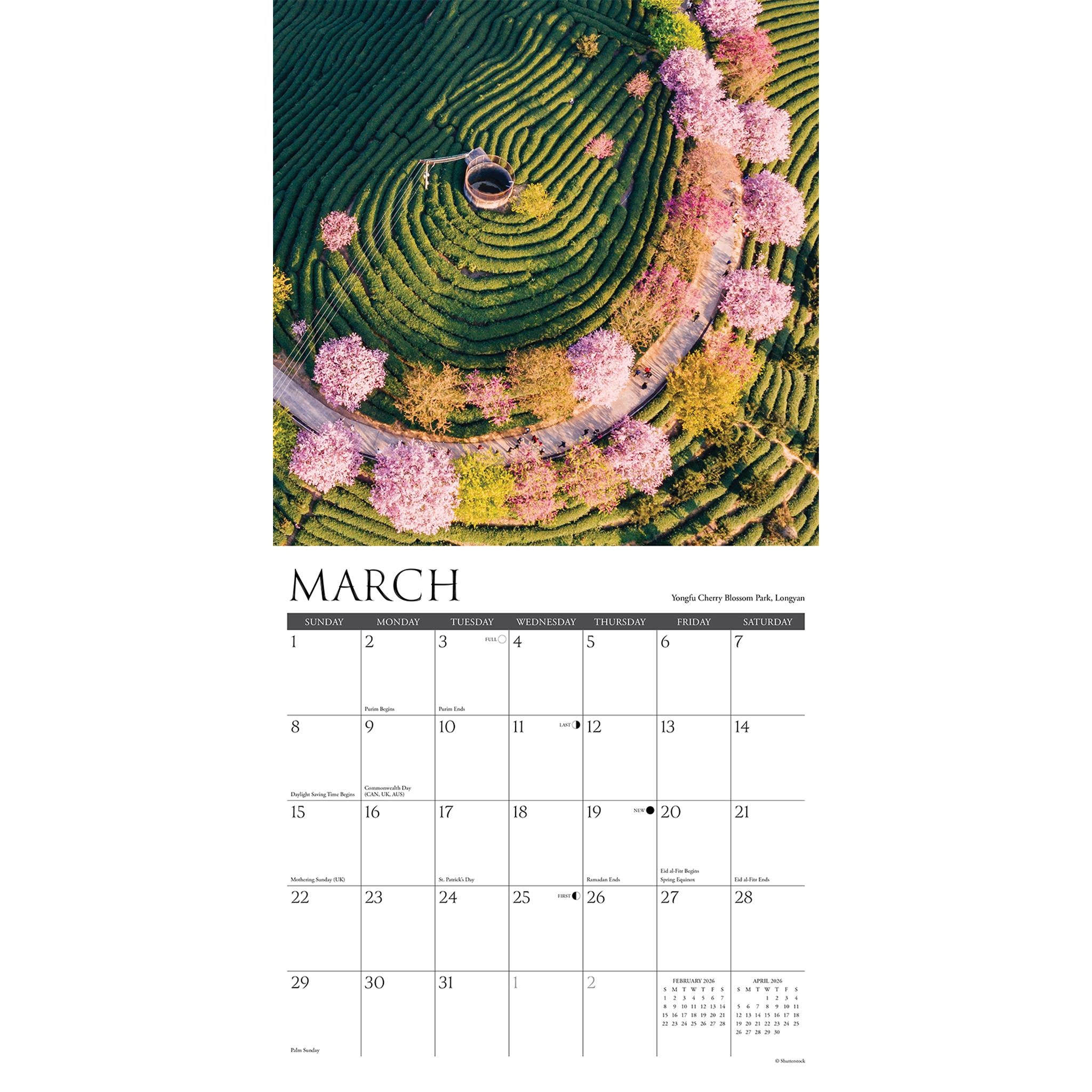 China 2026 Wall Calendar - Online Only