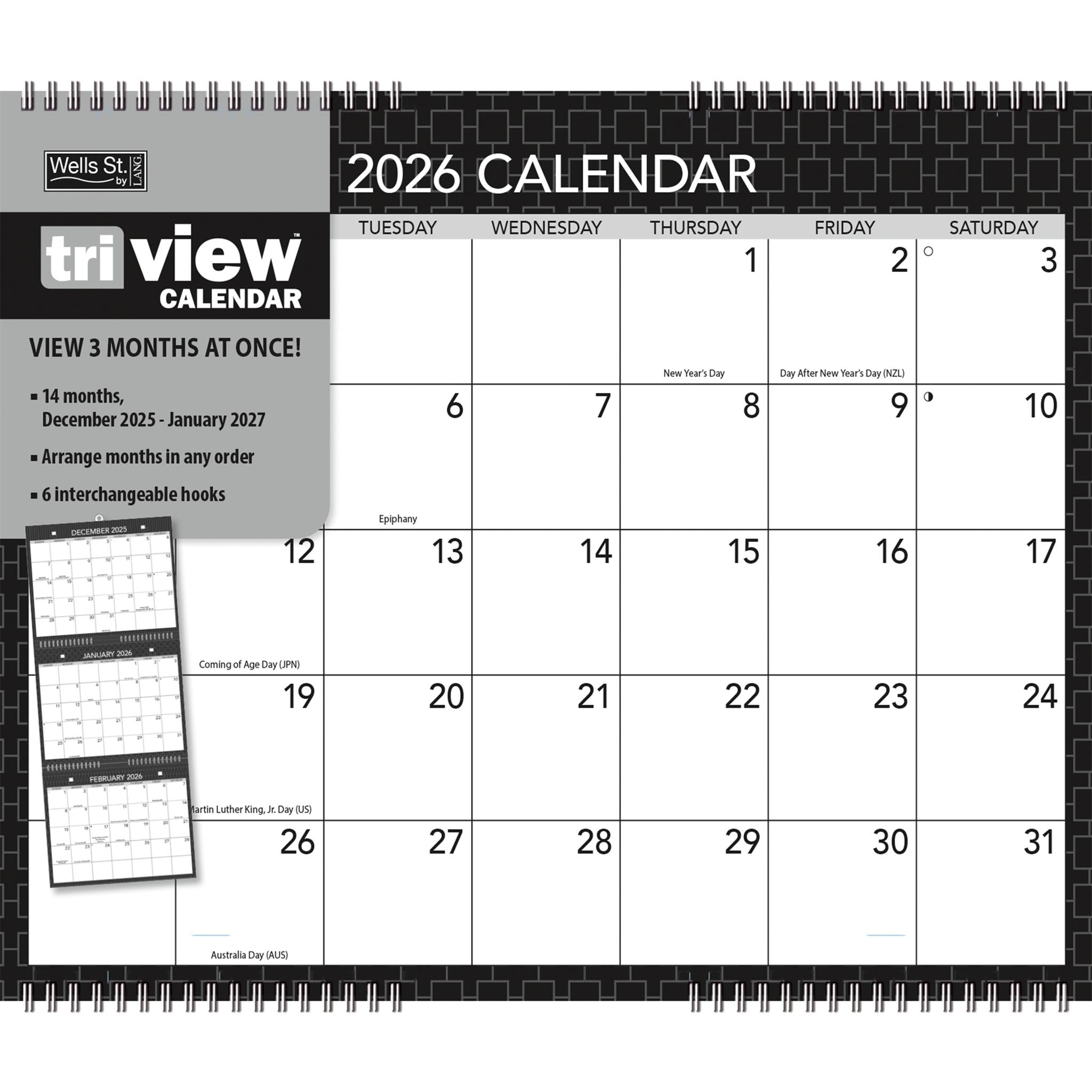 Calendrier mural Office Triview 2026