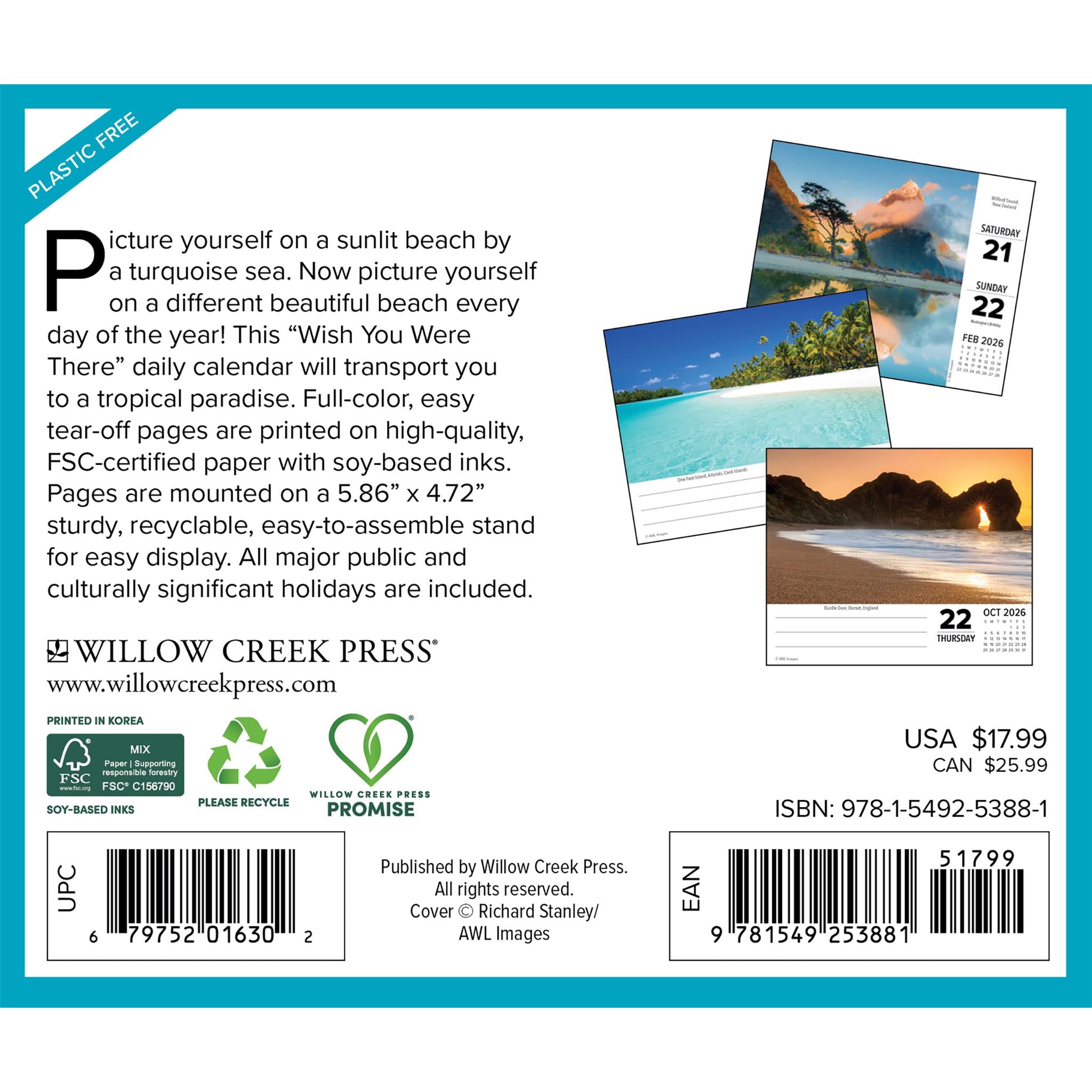 Ah The Beach 2026 Box Calendar - Online Only