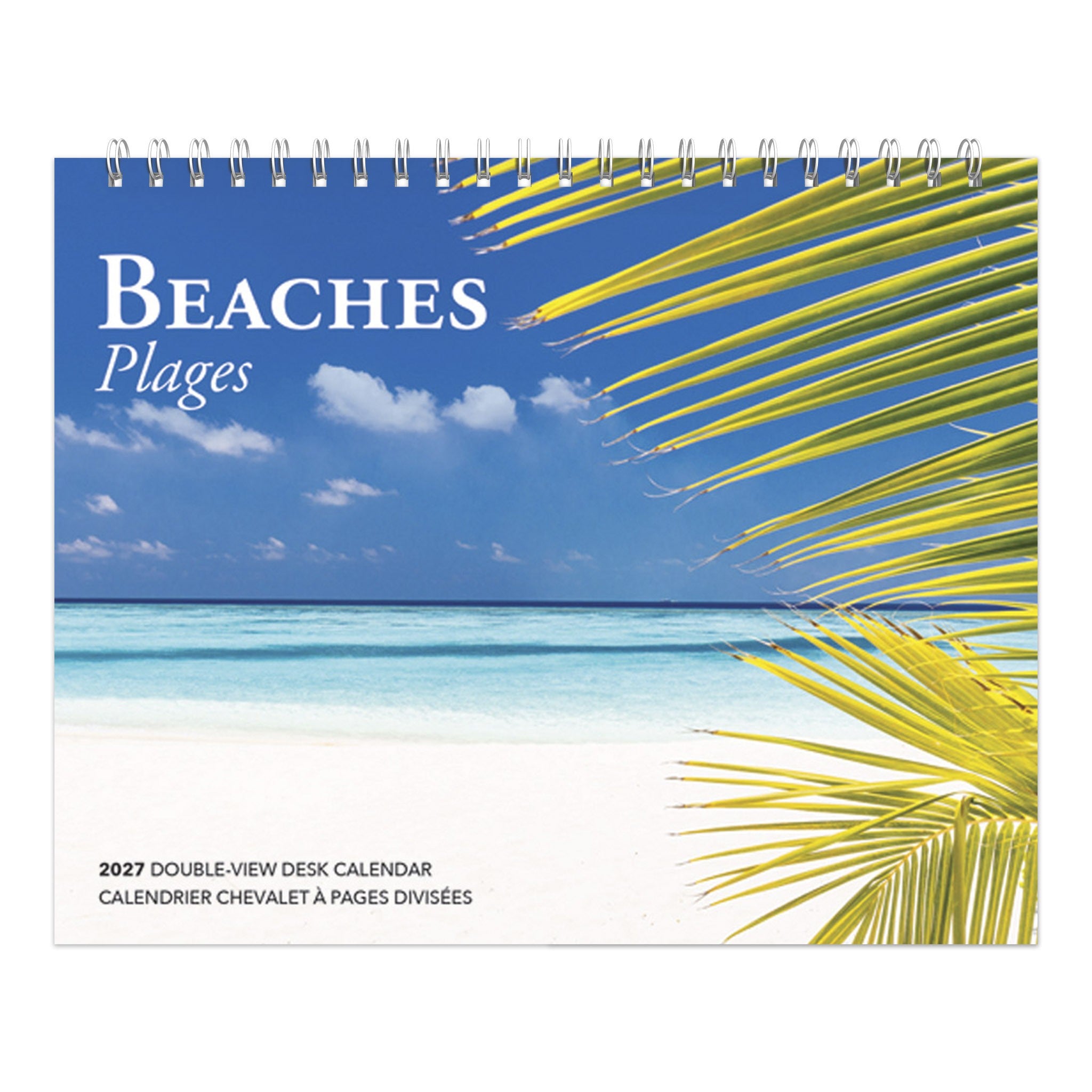 Beaches Double-View 2027 Easel Calendar