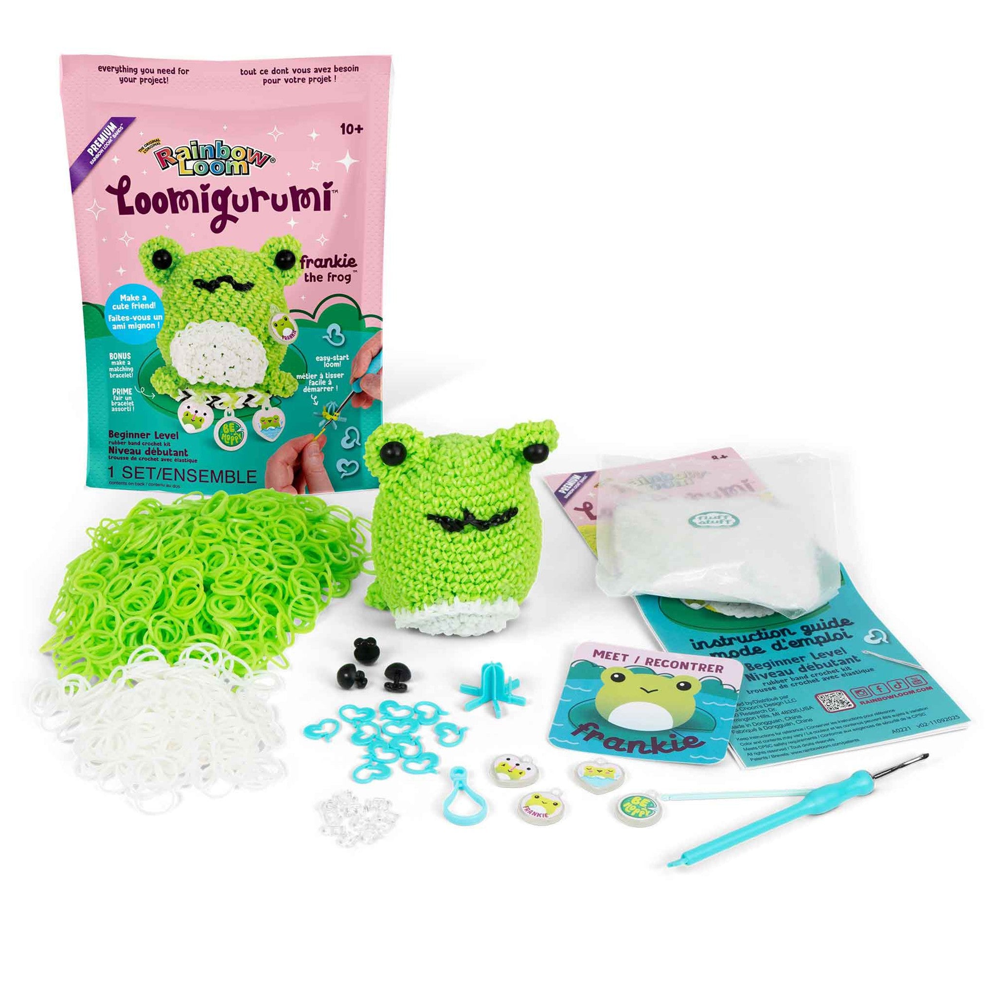 Frog Loomigurumi Charm Kit