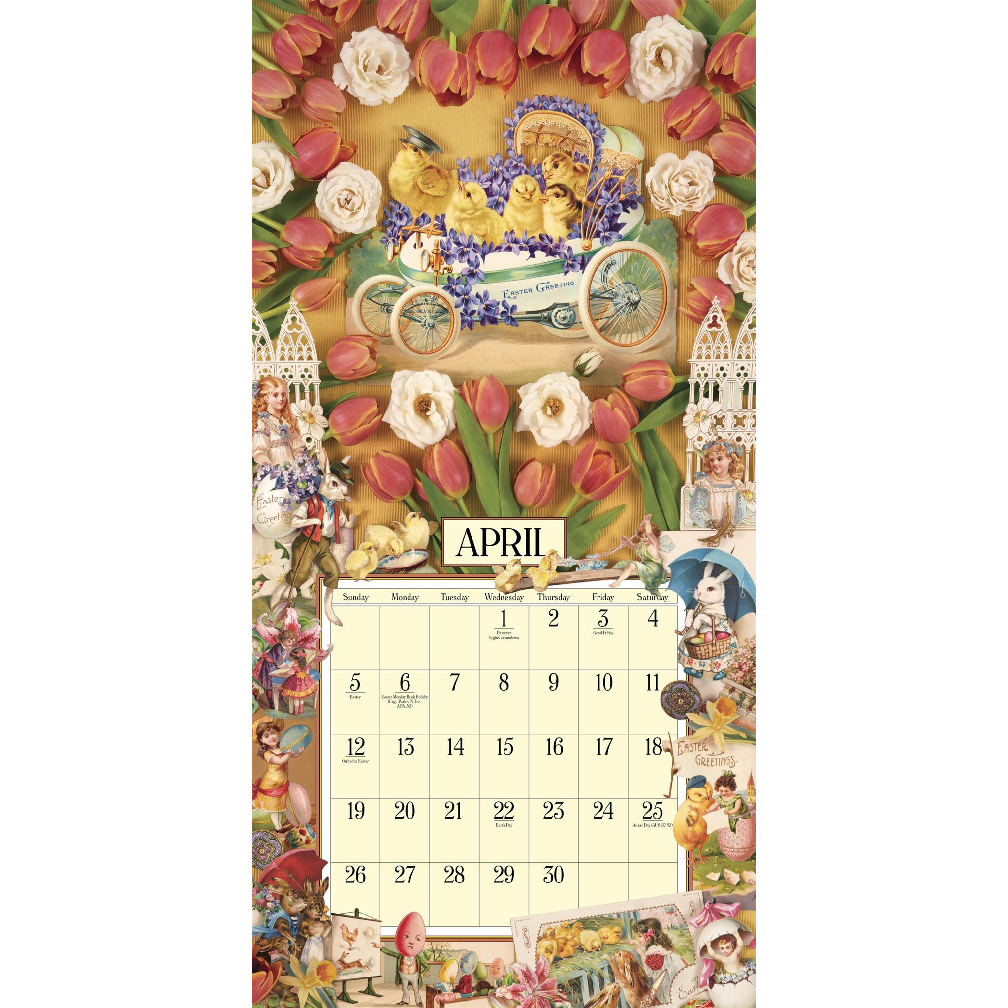 Calendrier mural Victoriana 2026 de Cynthia Hart