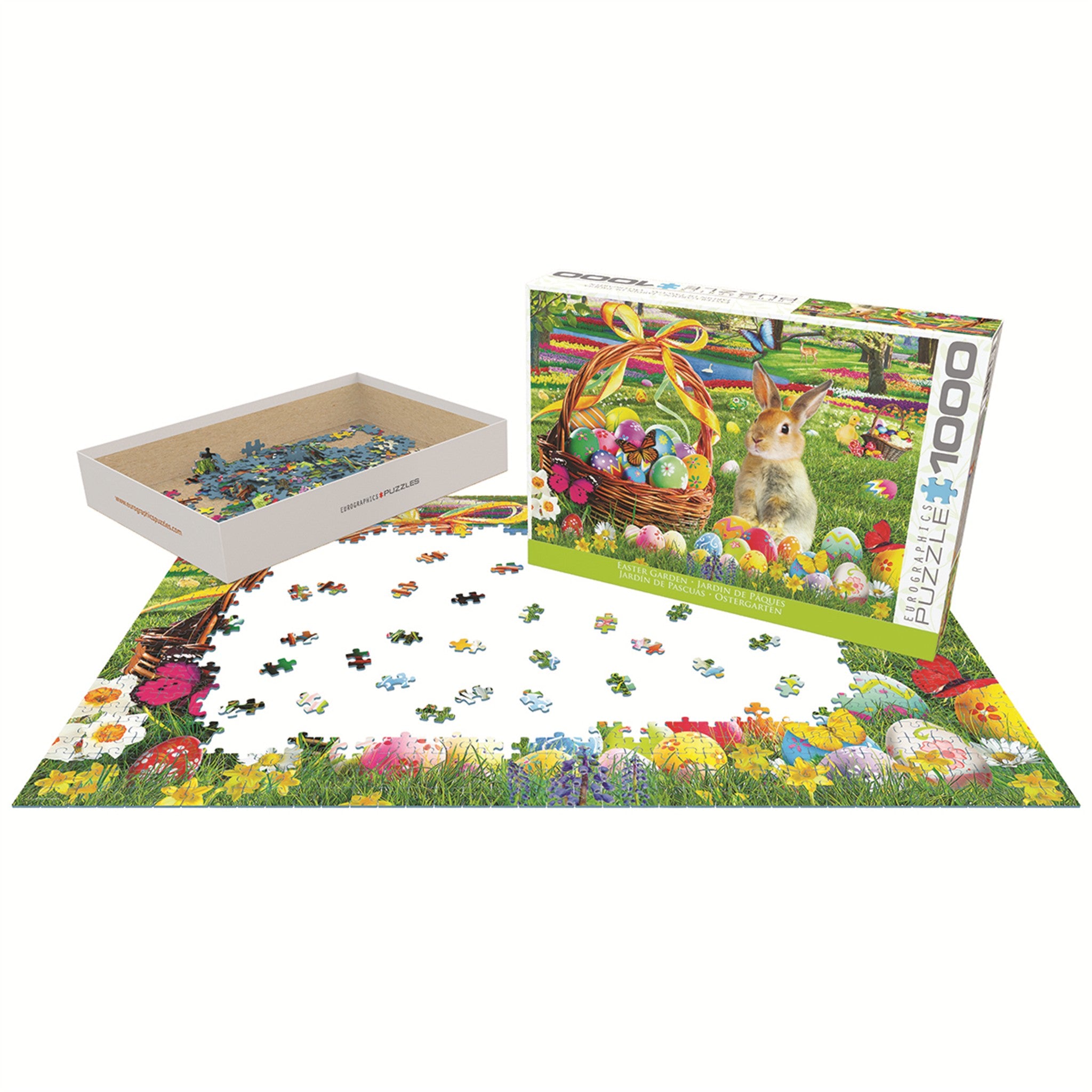 Puzzle de Pâques « Jardin » 1000 pièces – En ligne seulement