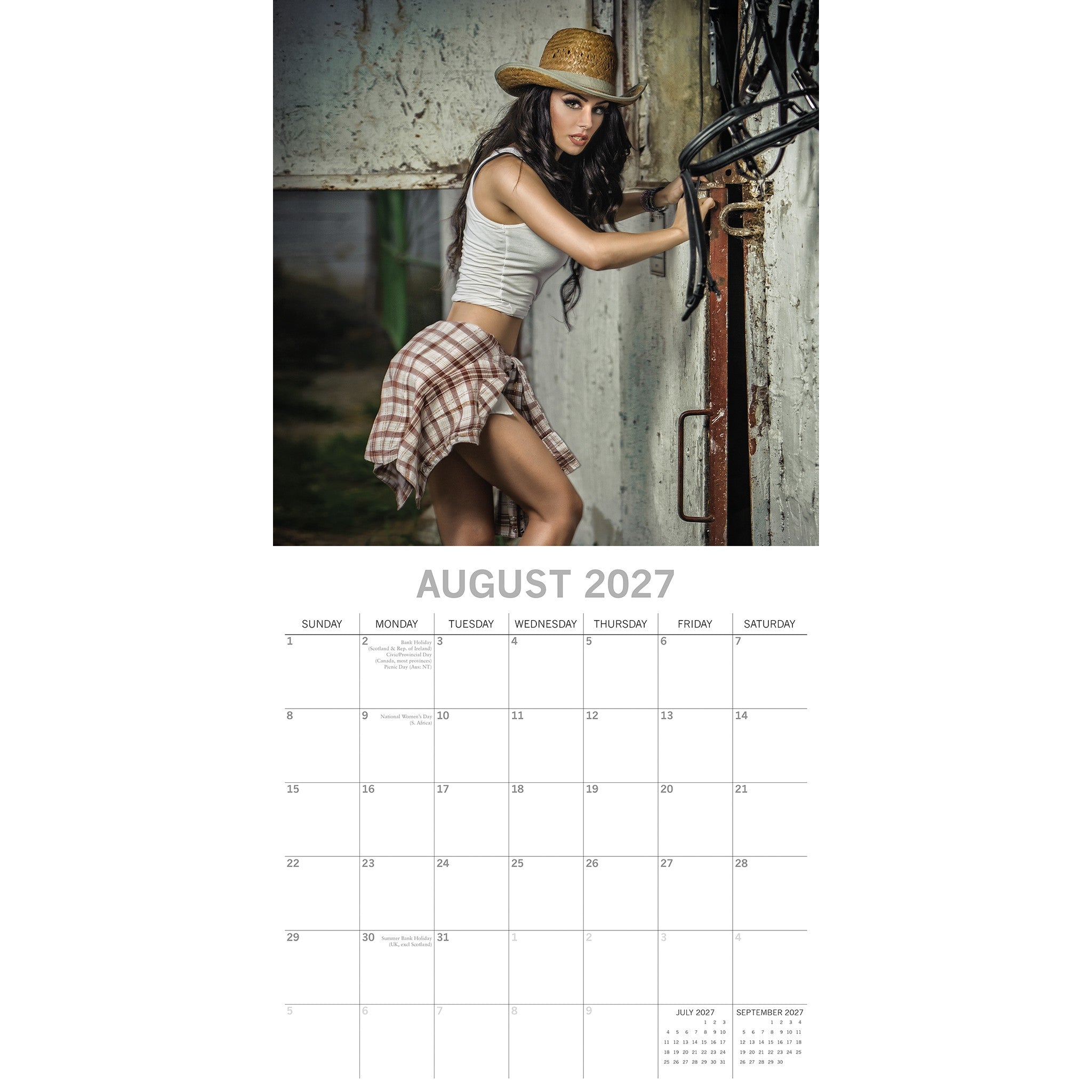 Cowgirls 2027 Wall Calendar