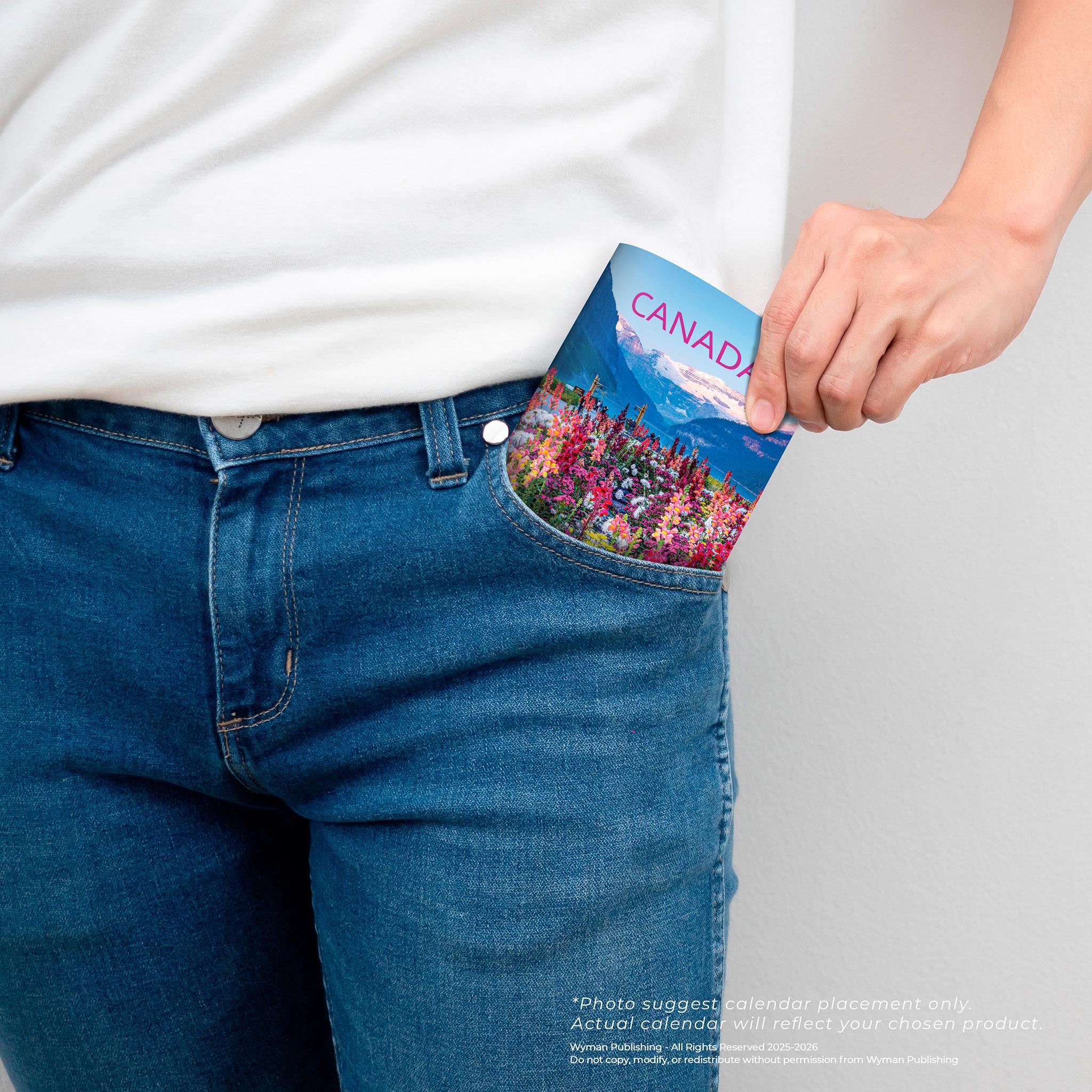 Calendrier de poche bilingue Canada 2026 (2 ans) - Disponible uniquement en ligne