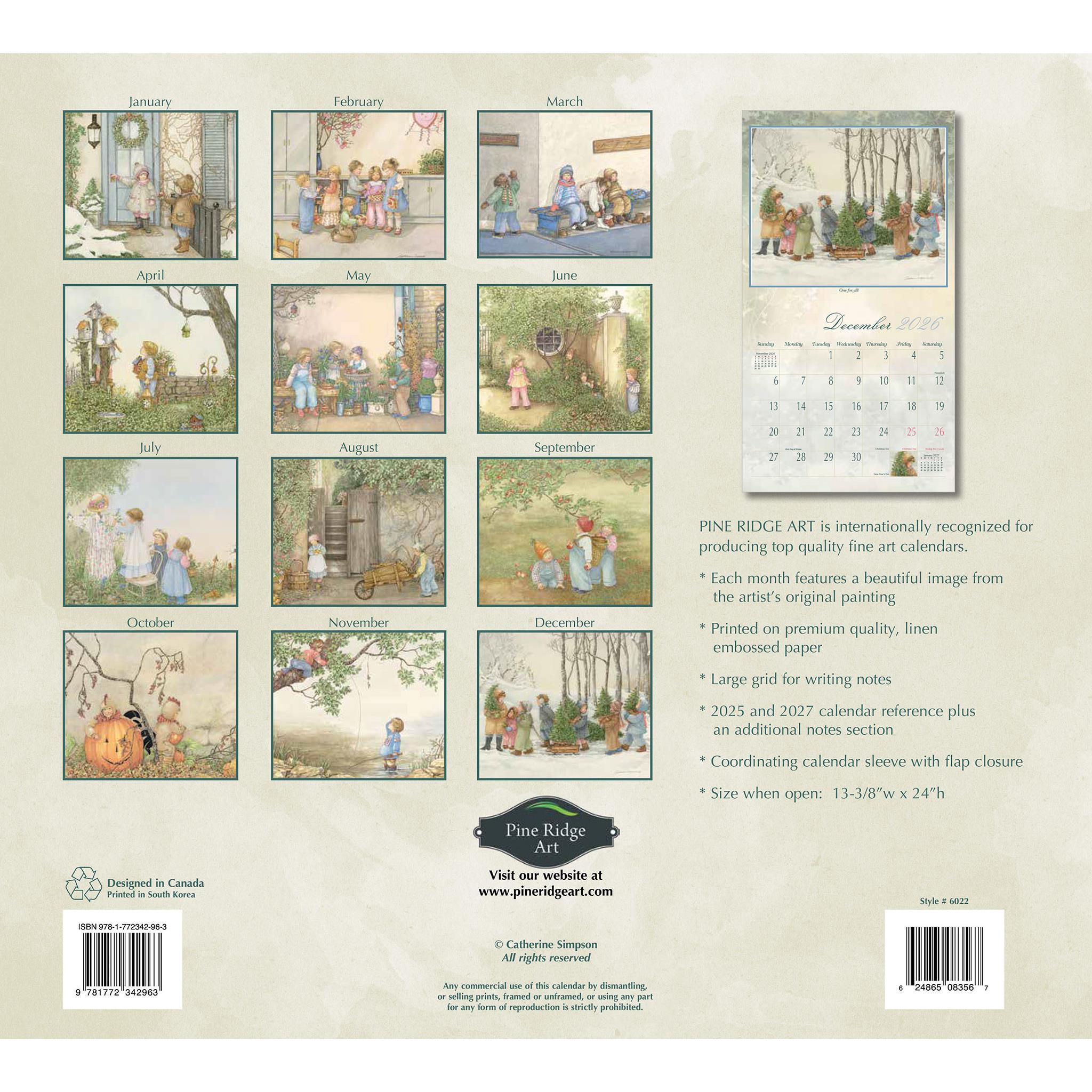 Calendrier mural Forever Young 2026