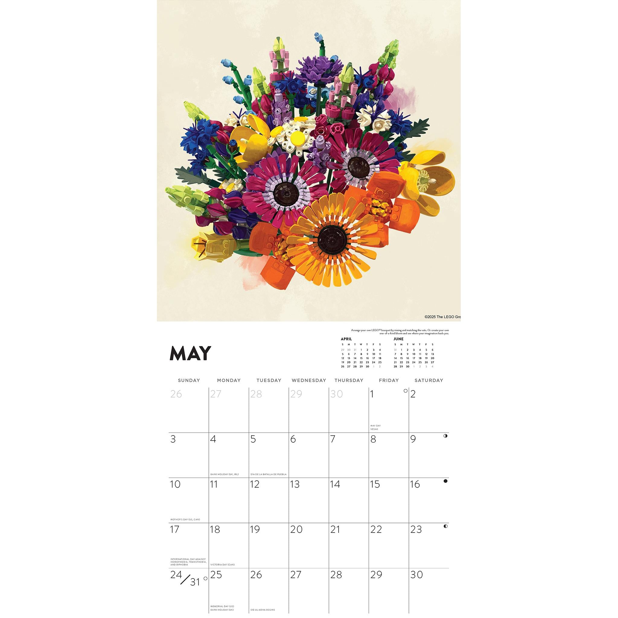 Calendrier mural Lego 2026