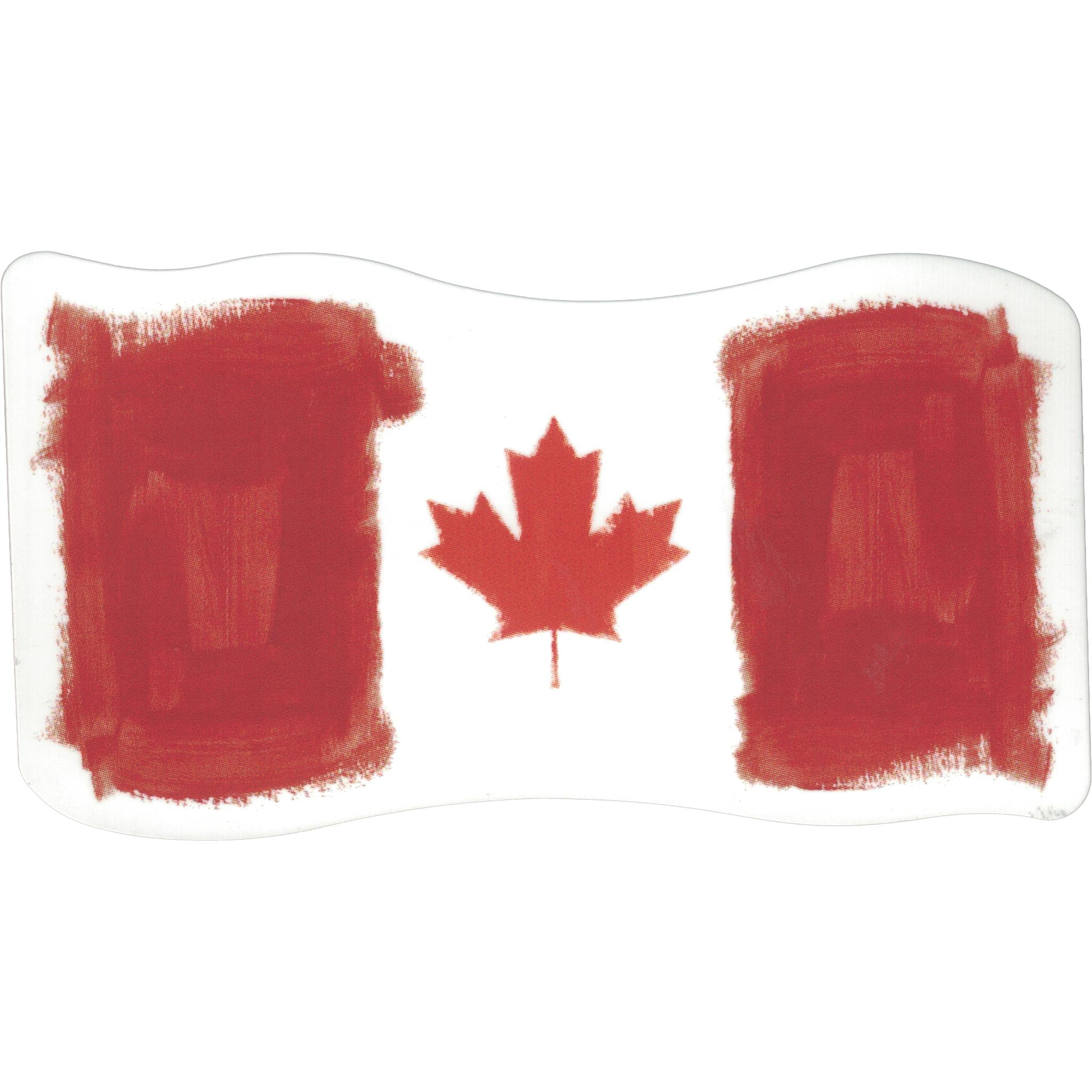 Autocollant en vinyle drapeau du Canada