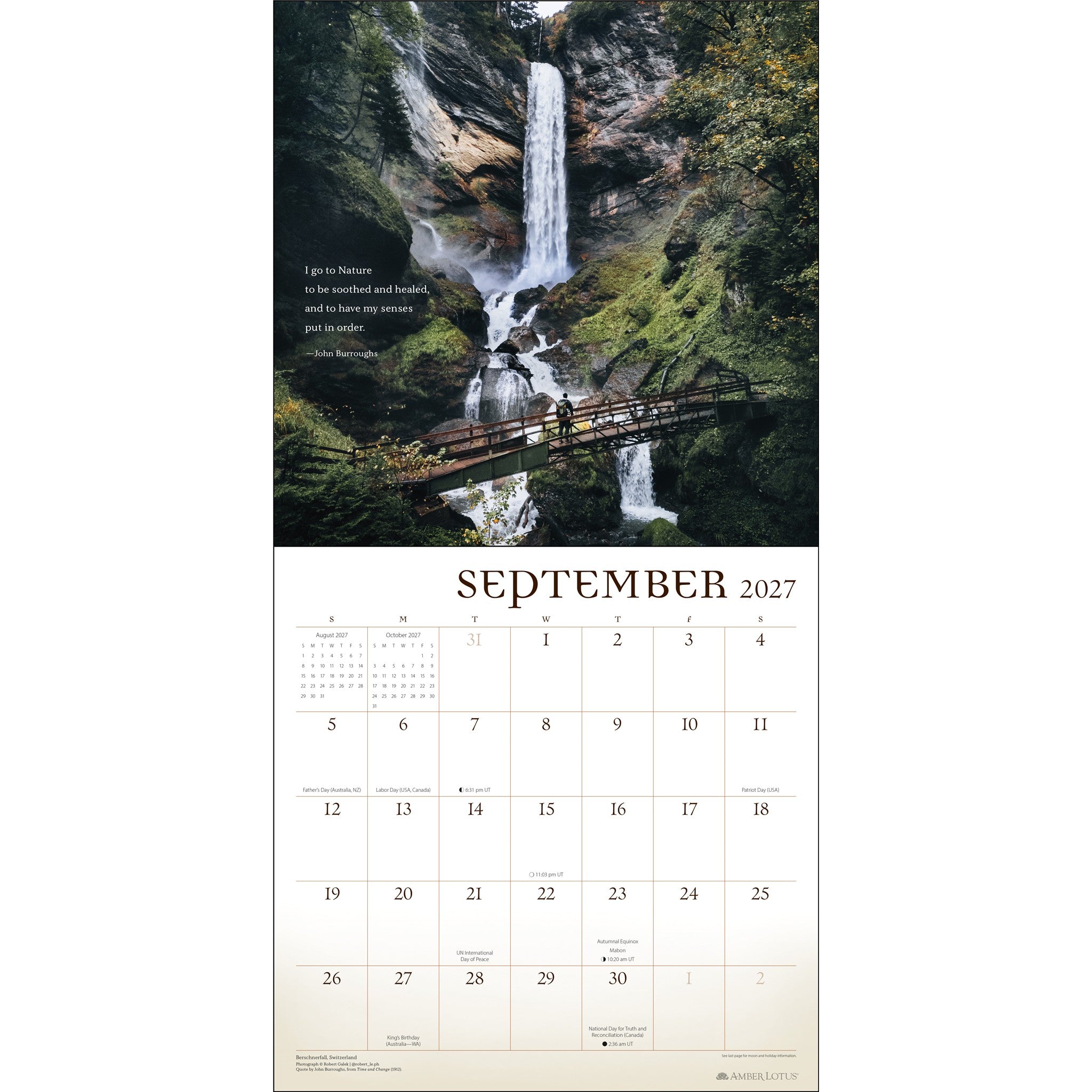 Wanderlust 2027 Wall Calendar