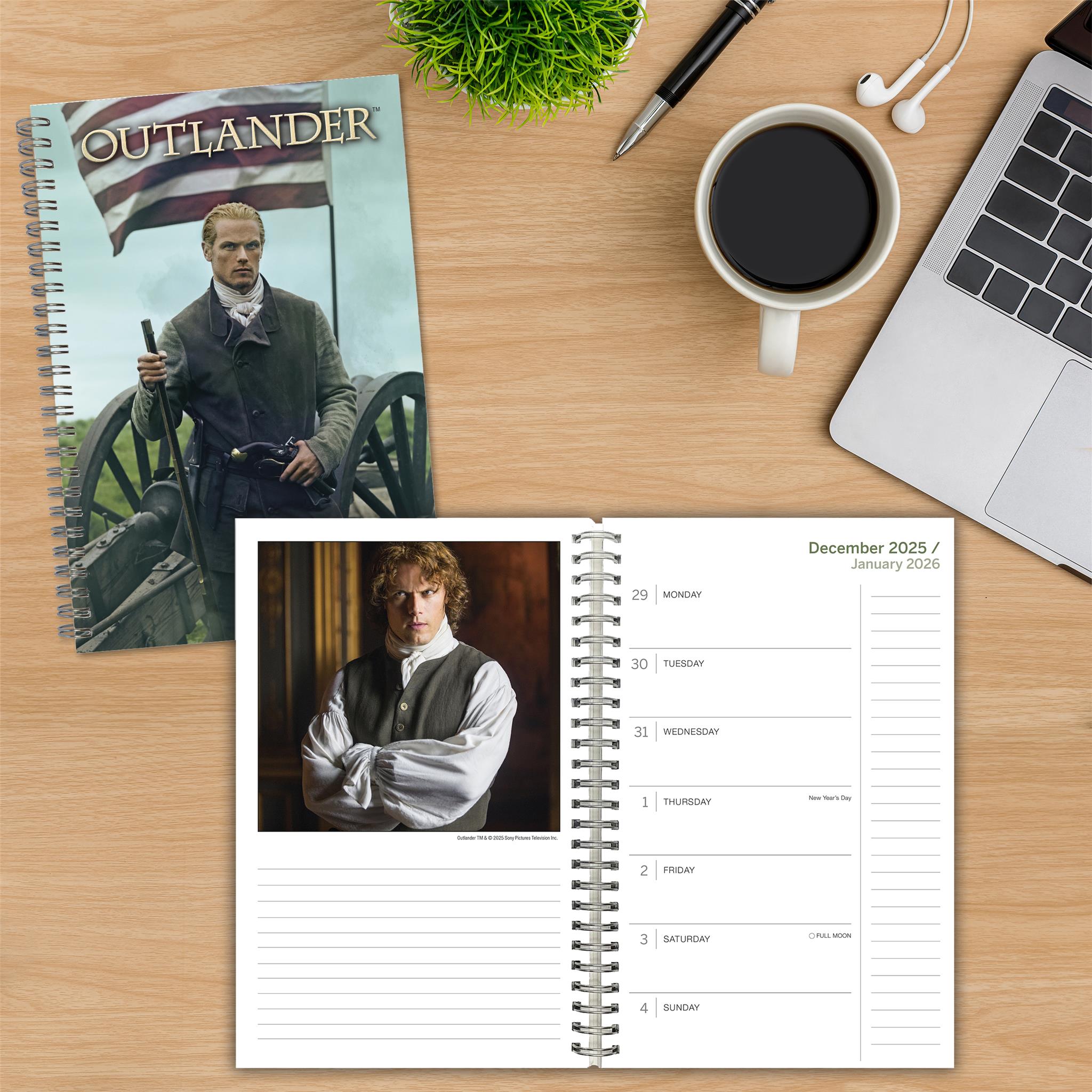 Calendrier des fiançailles Outlander 2025-2026 - Disponible uniquement en ligne