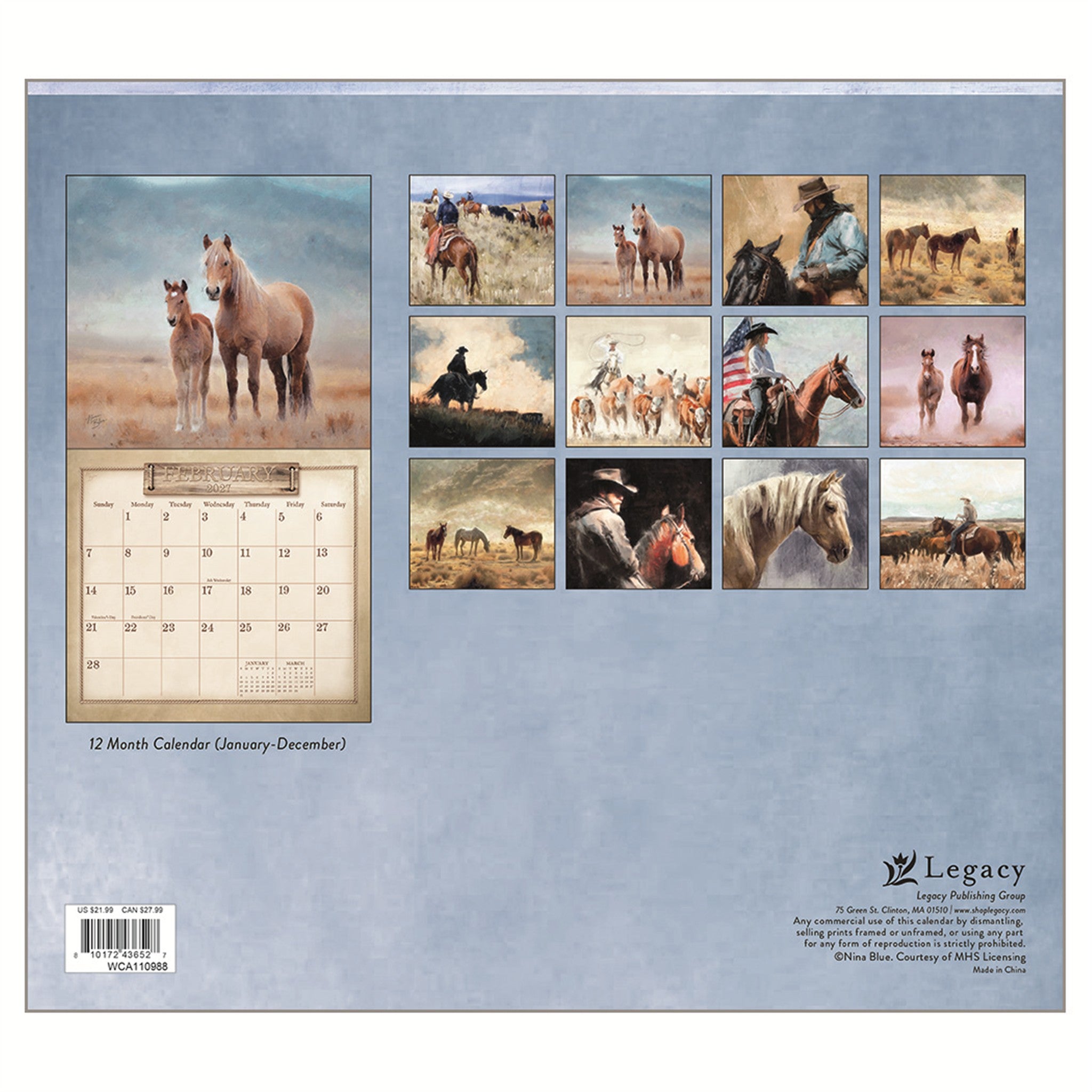 Calendrier mural 2027 La ferme se rebelle